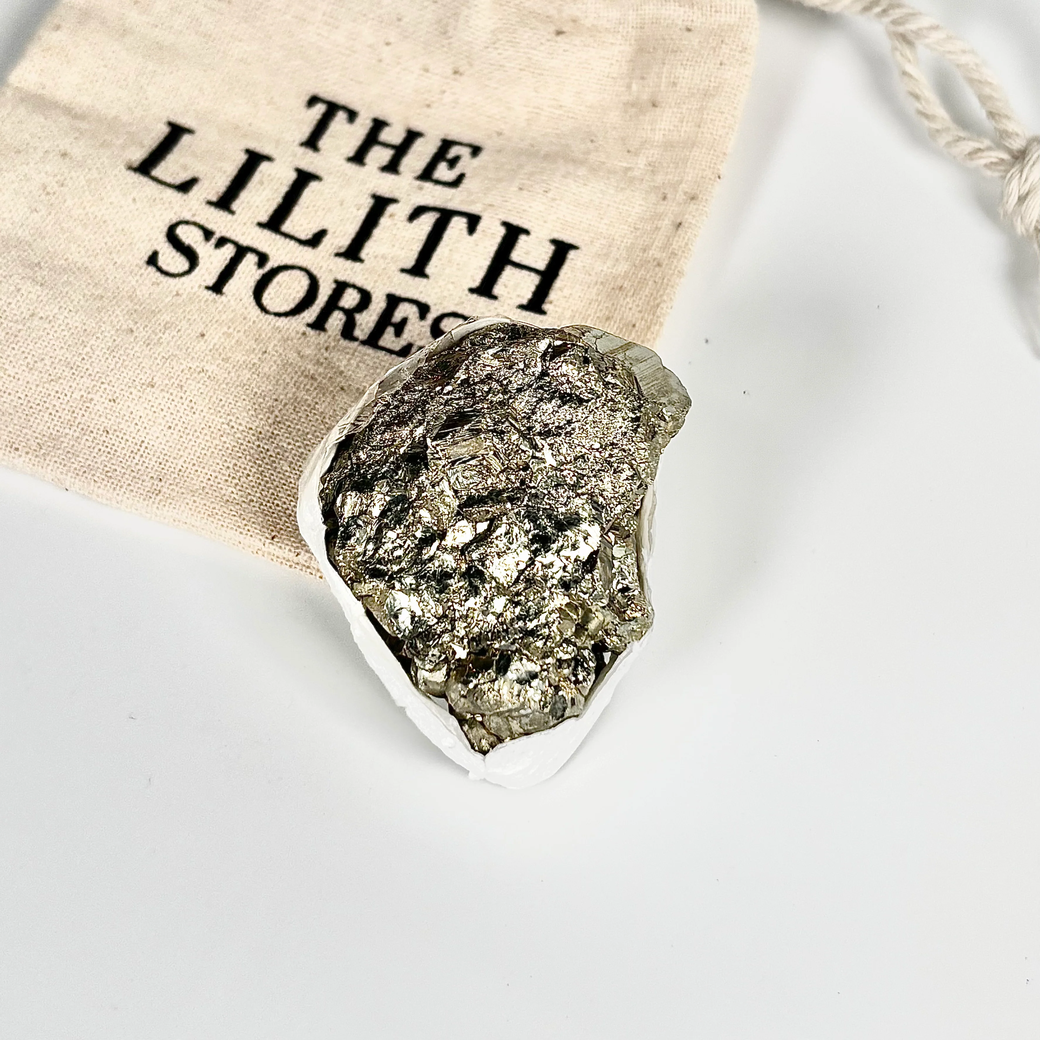 Peruvian Pyrite Cluster – 77g (B) -Golden Brilliance & Striking Presence