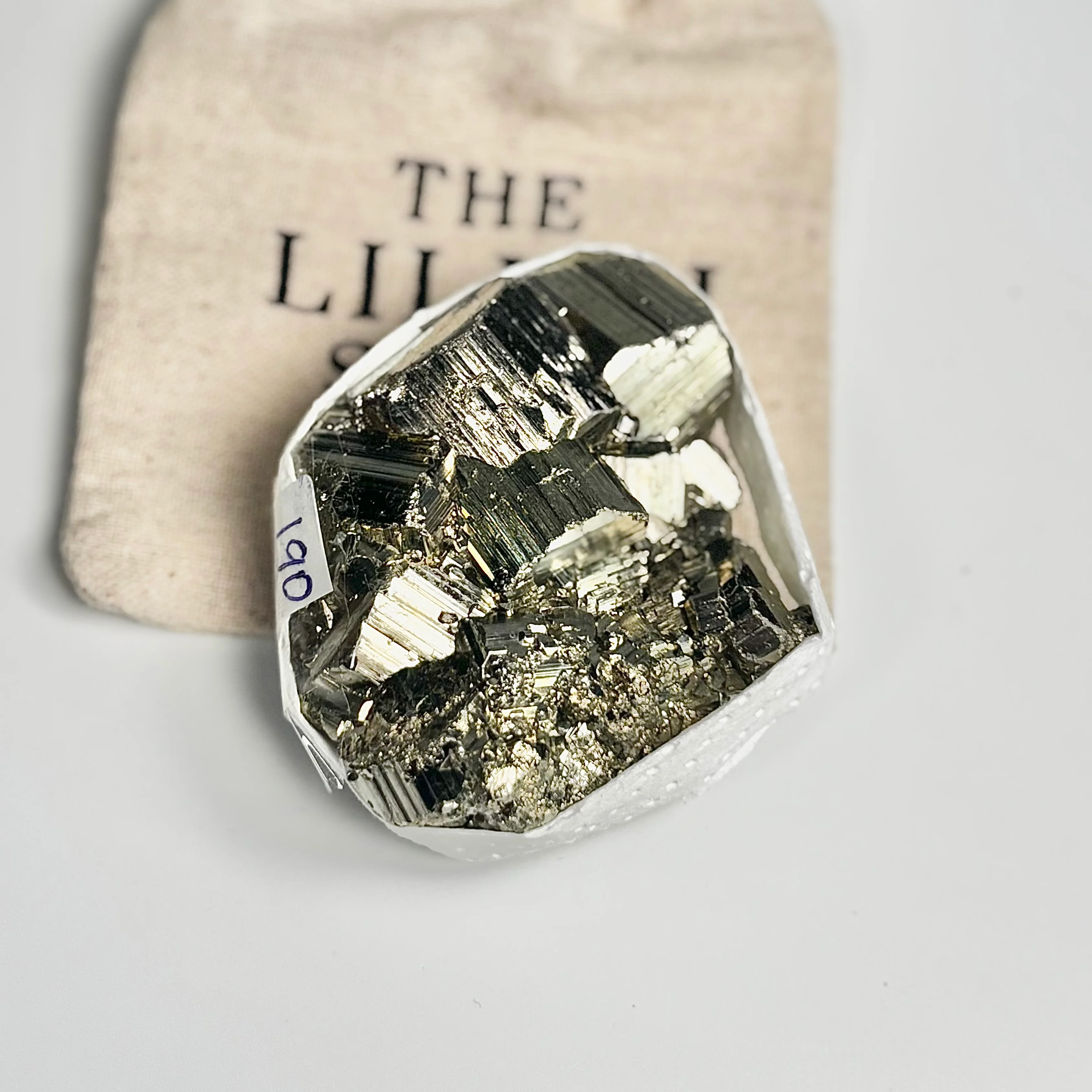Peruvian Pyrite Cluster – 190g - Golden Brilliance & Striking Presence - Image 2
