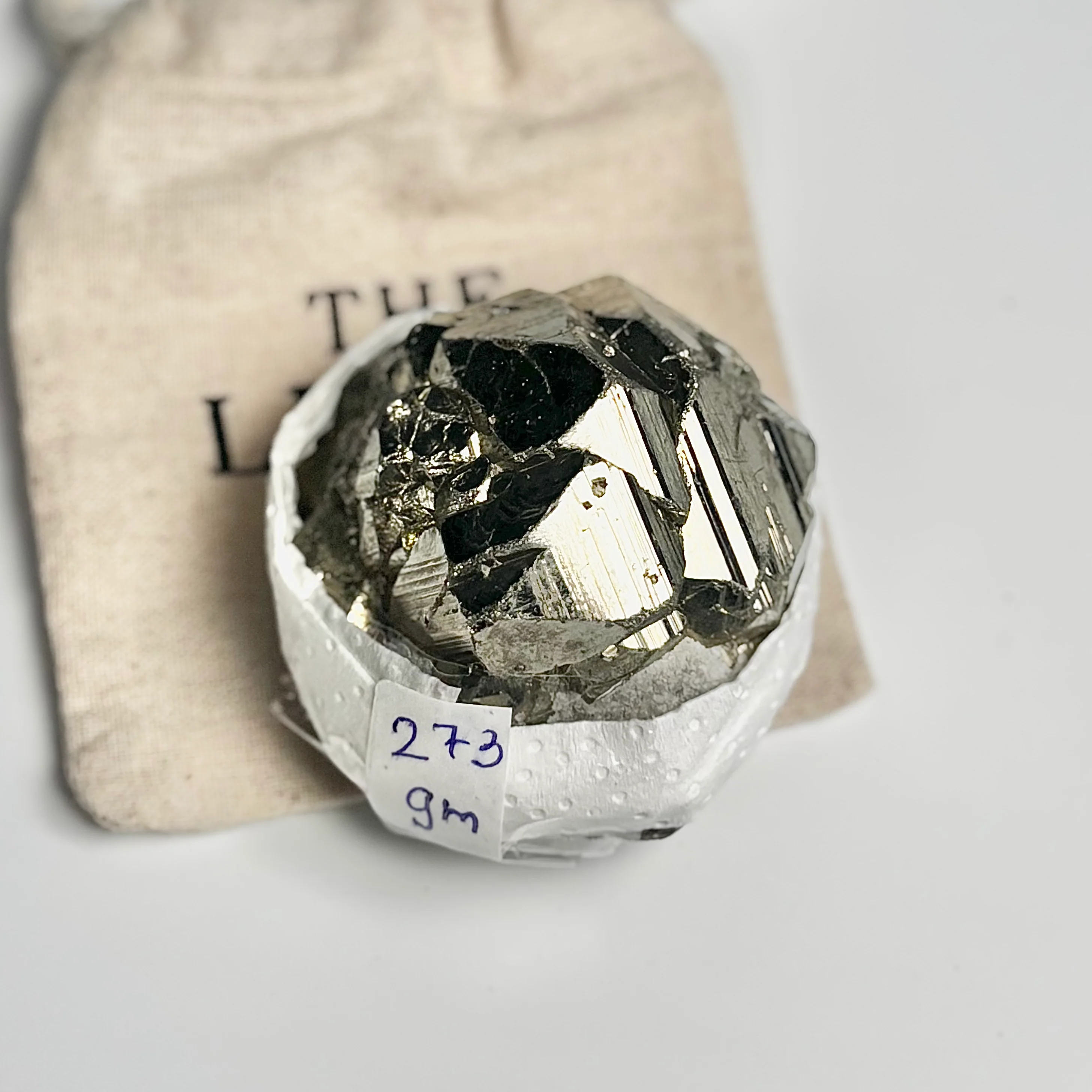 Peruvian Pyrite Cluster – 273g - Golden Brilliance & Striking Presence