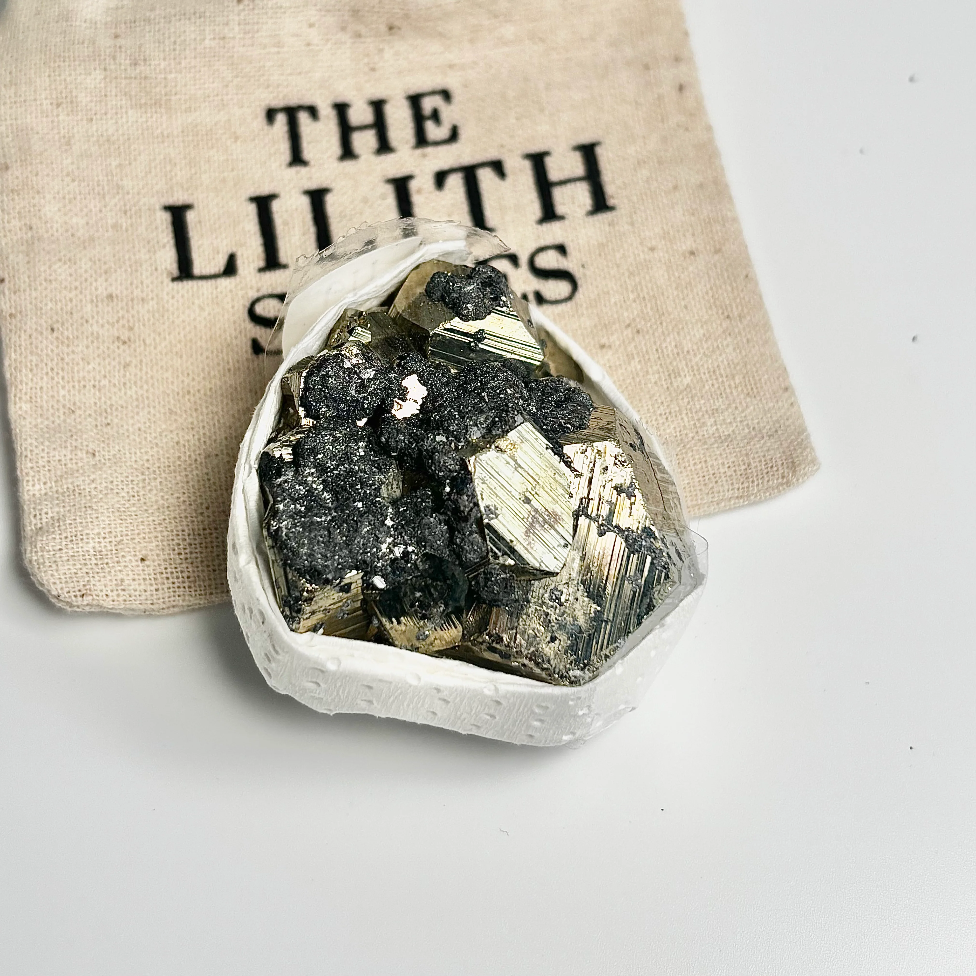 Peruvian Pyrite Cluster – 119g - Golden Brilliance & Striking Presence - Image 2