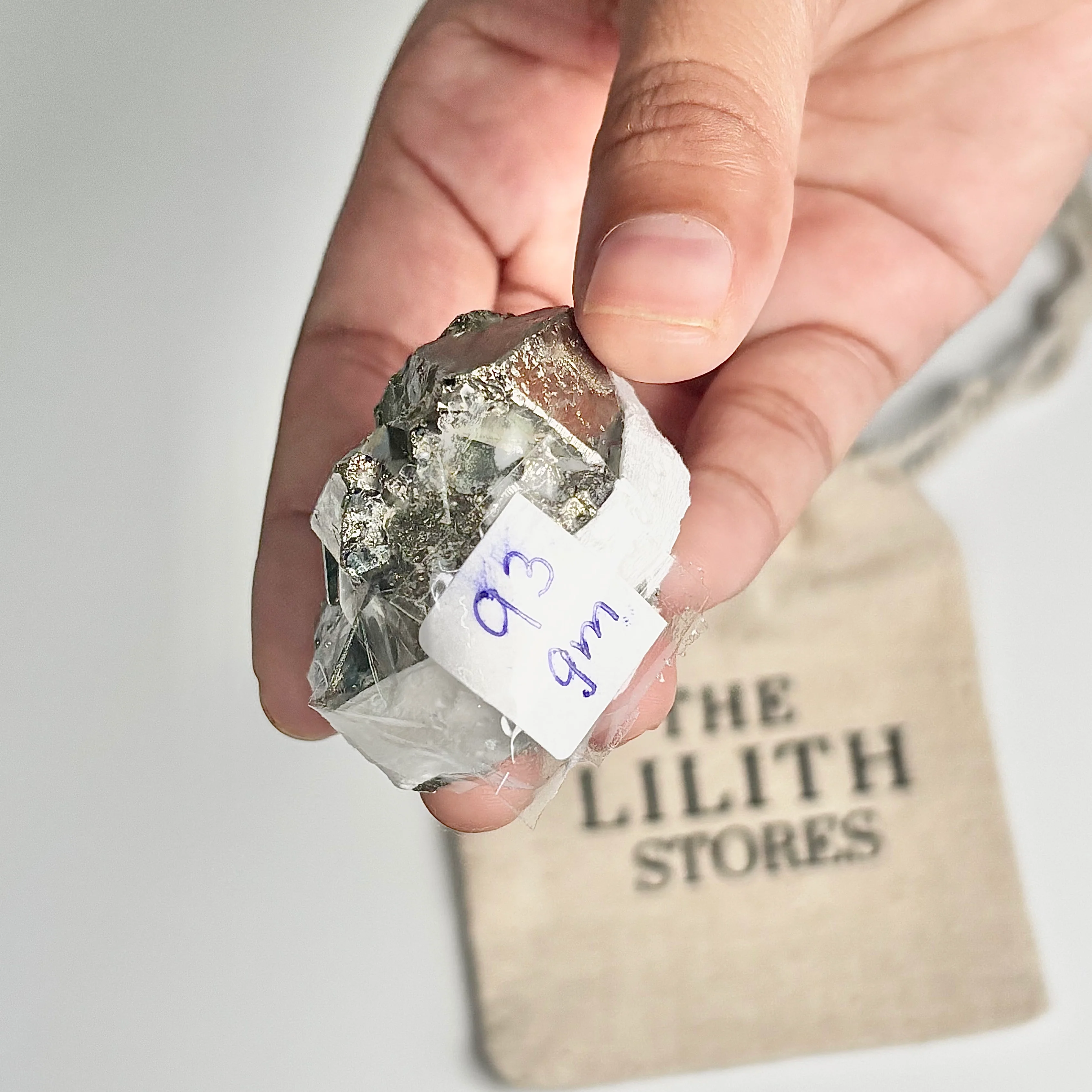 Peruvian Pyrite Cluster – 93g - Golden Brilliance & Striking Presence - Image 4