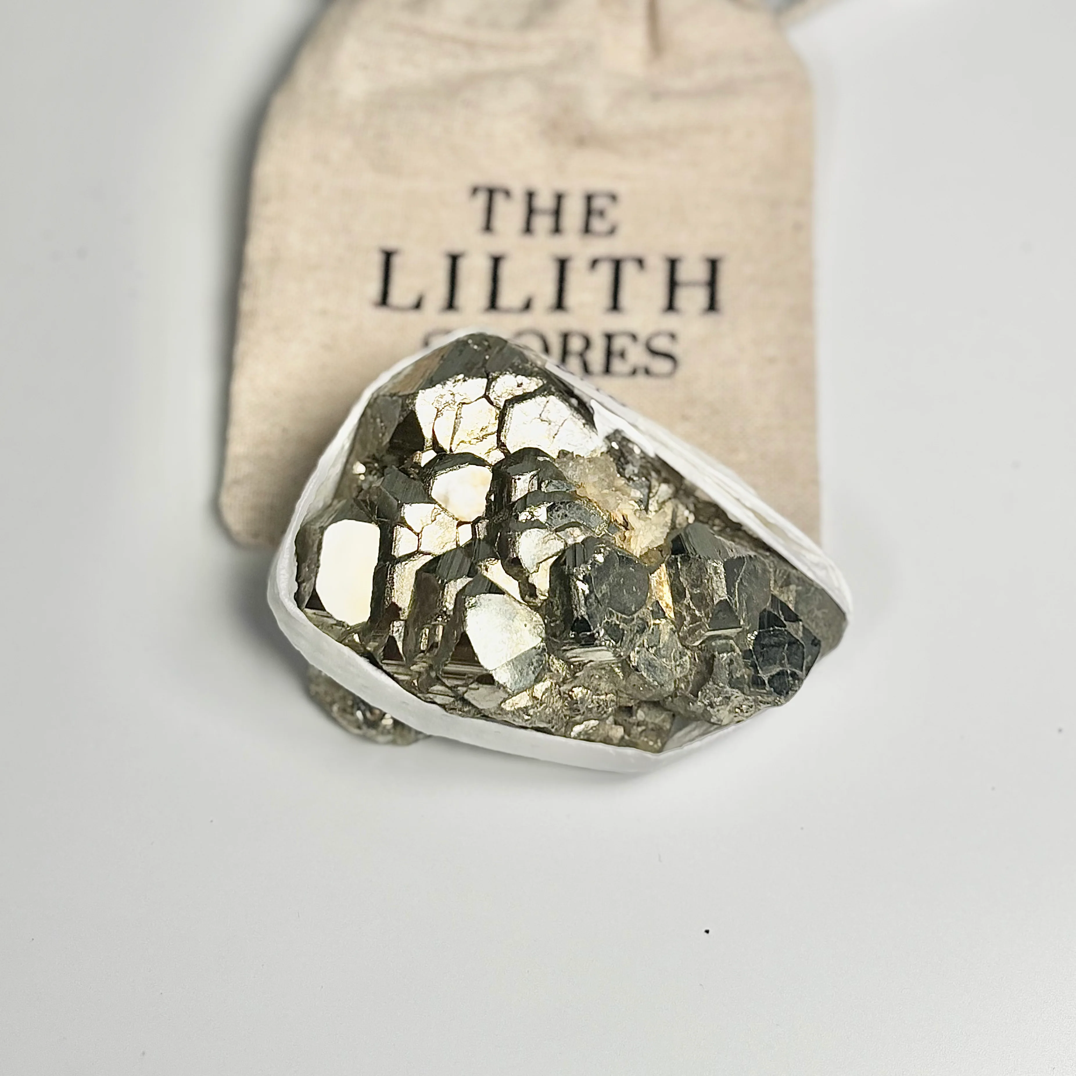 Peruvian Pyrite Cluster – 249g - Golden Brilliance & Striking Presence