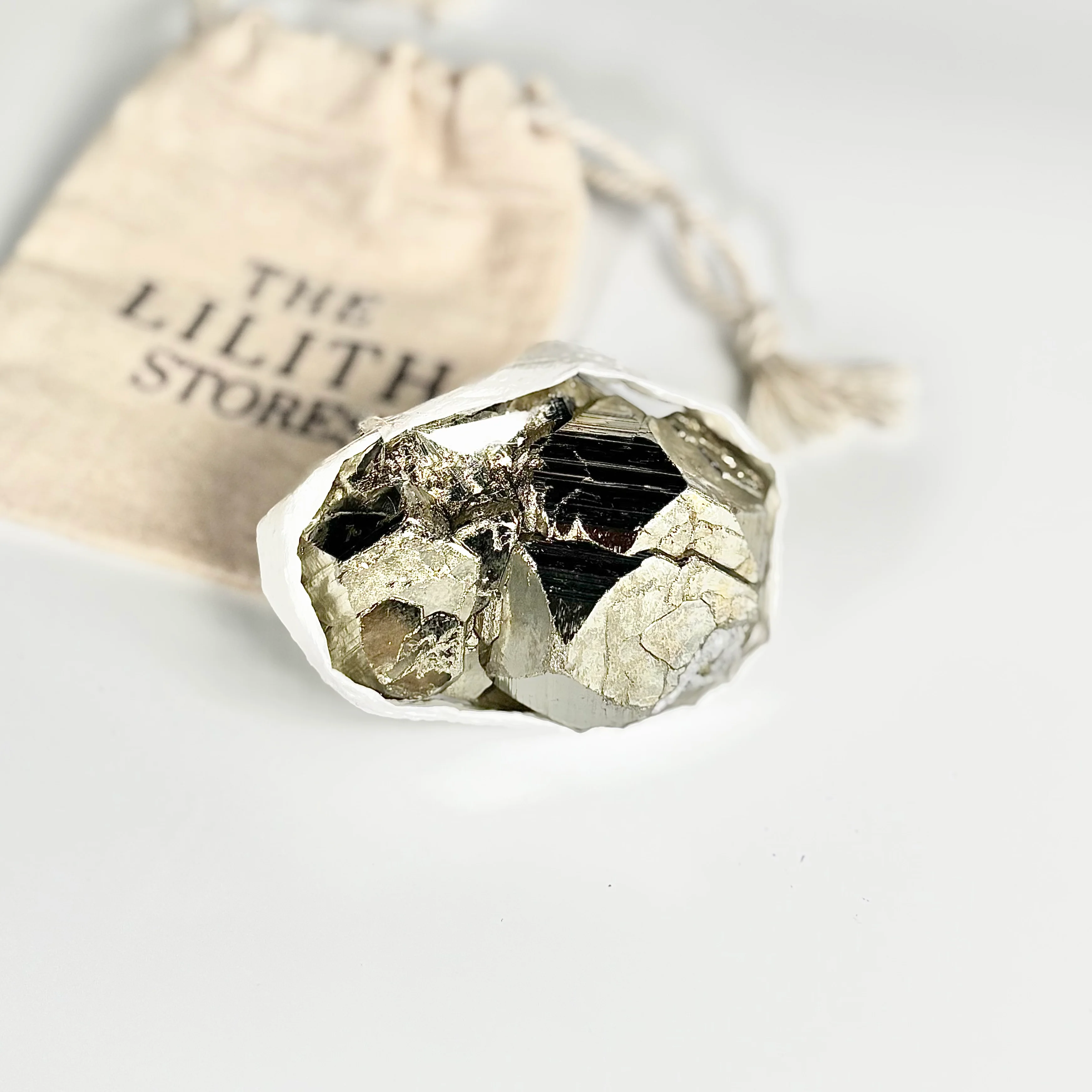 Peruvian Pyrite Cluster – 276g -Golden Brilliance & Striking Presence