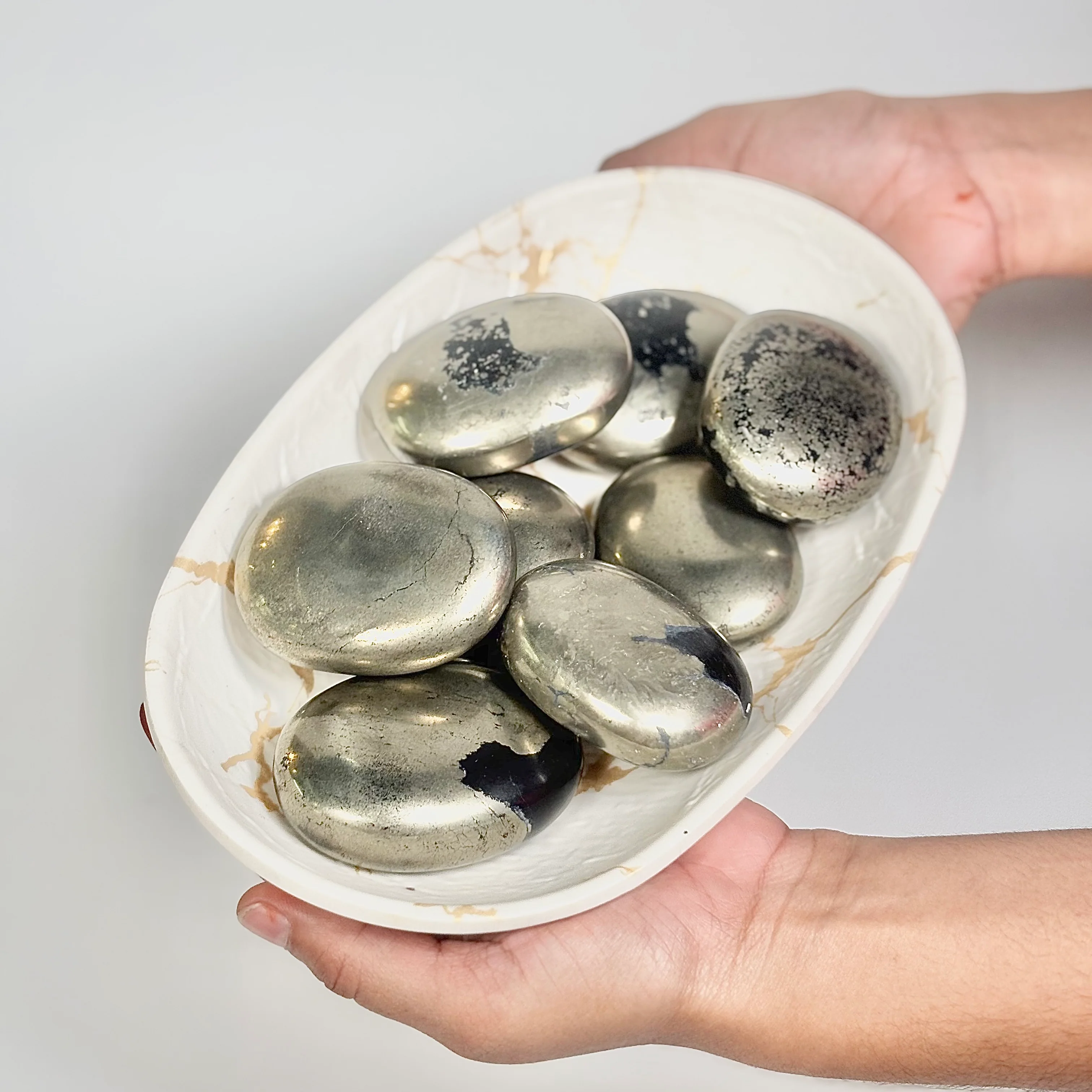 Pyrite Palm Stone | Stone for Abundance - Image 3