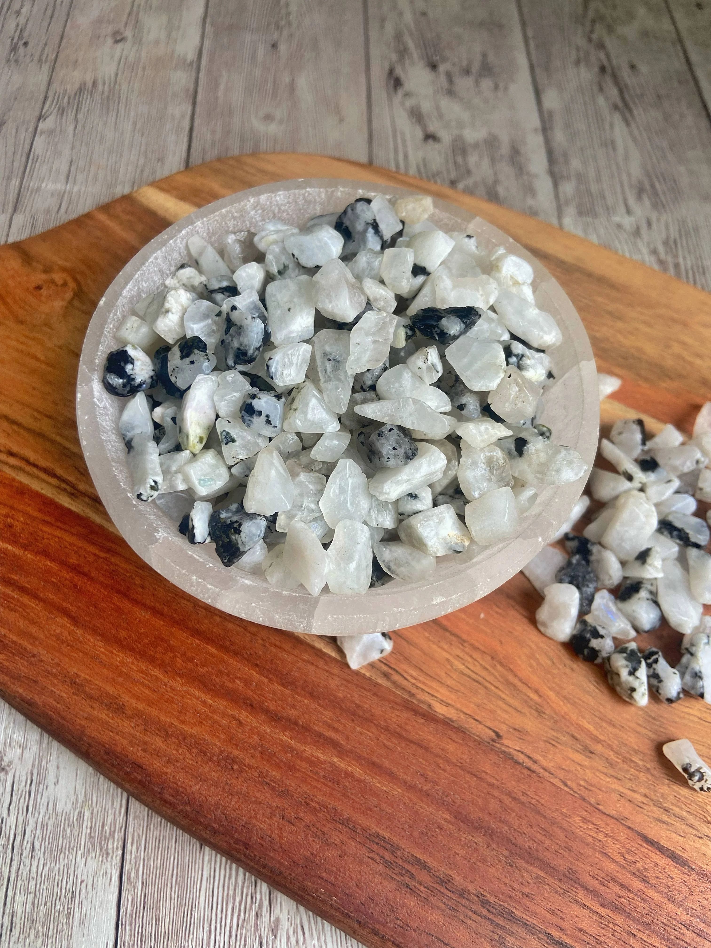 Rainbow Moonstone Chips - 100 Gm | Cultivates Compassion & empathy - Image 2
