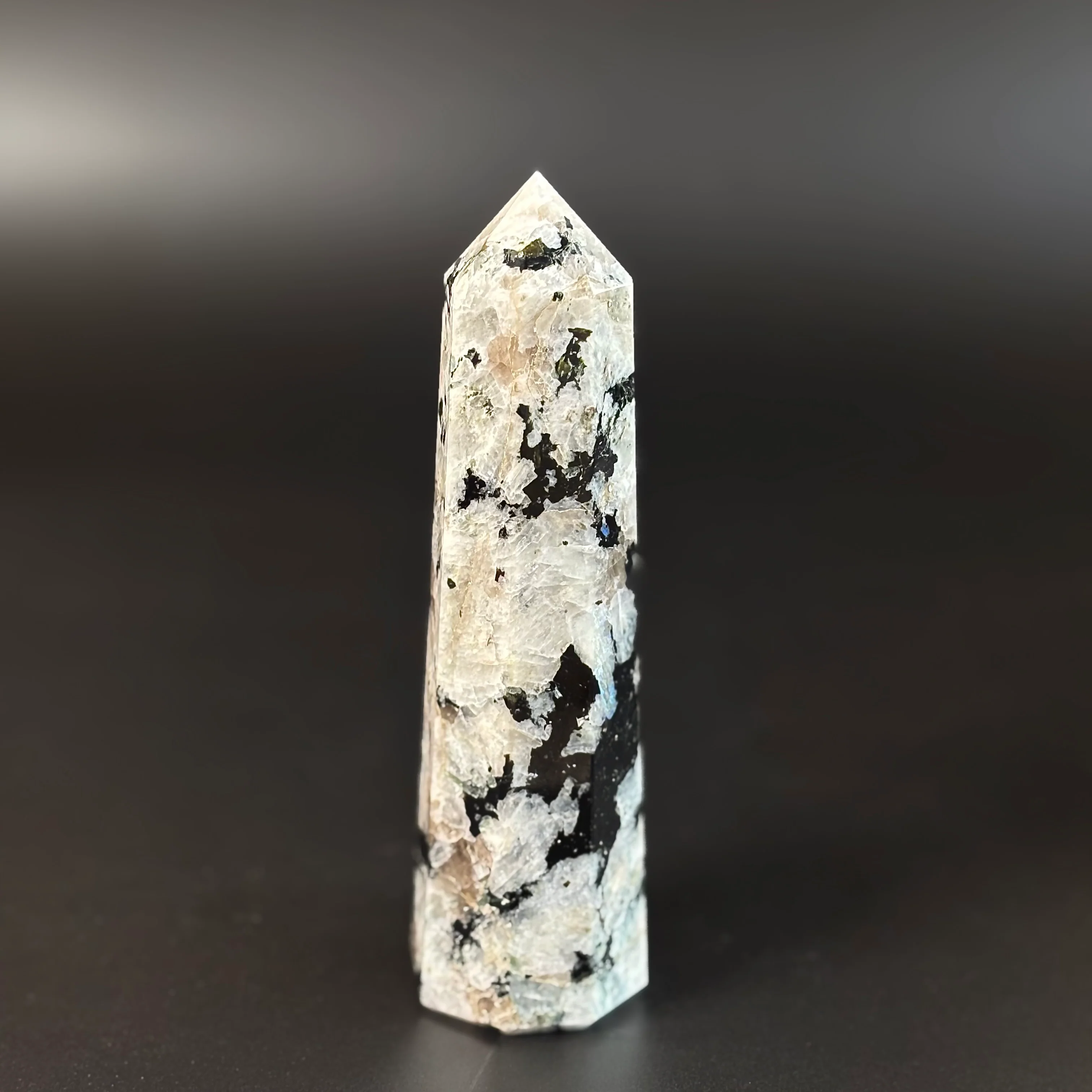 Rainbow Moonstone Large Tower - 450 Gm | Compassion & empathy - Image 2