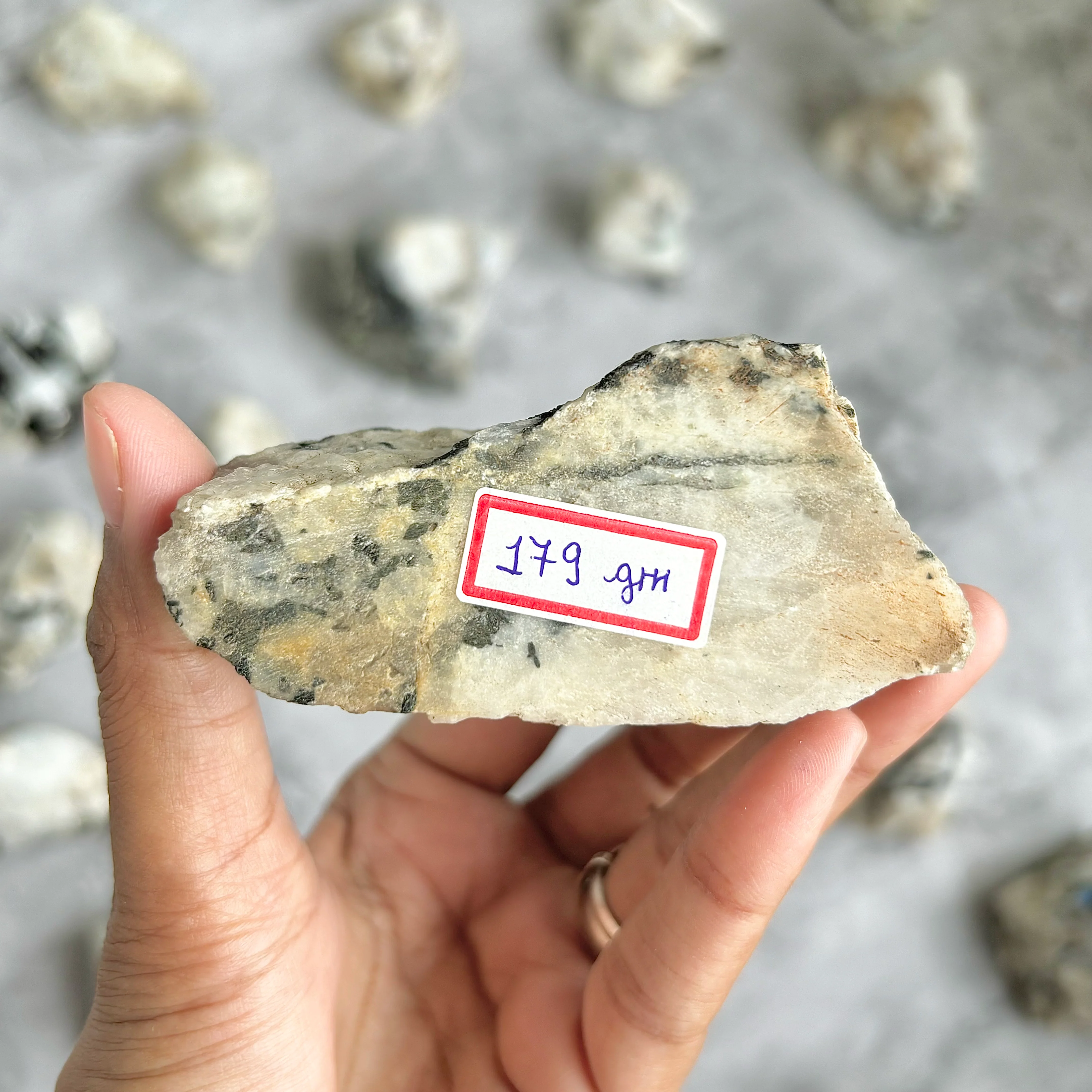 Rainbow Moonstone Raw with Polished Point - 179 Gm | Cultivates Compassion & empathy - Image 2