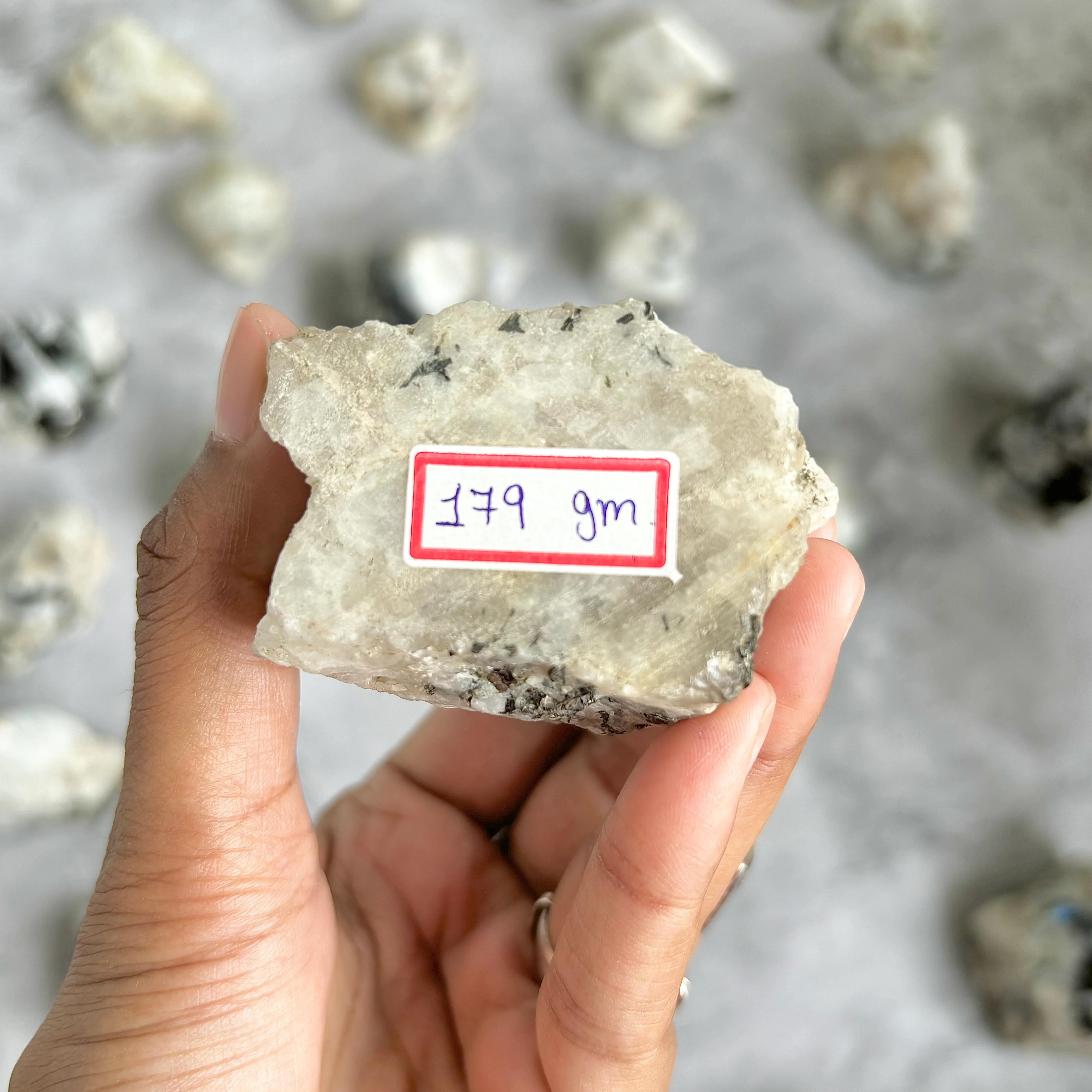 Rainbow Moonstone Raw with Polished Point - 179 Gm | Cultivates Compassion & empathy - Image 3