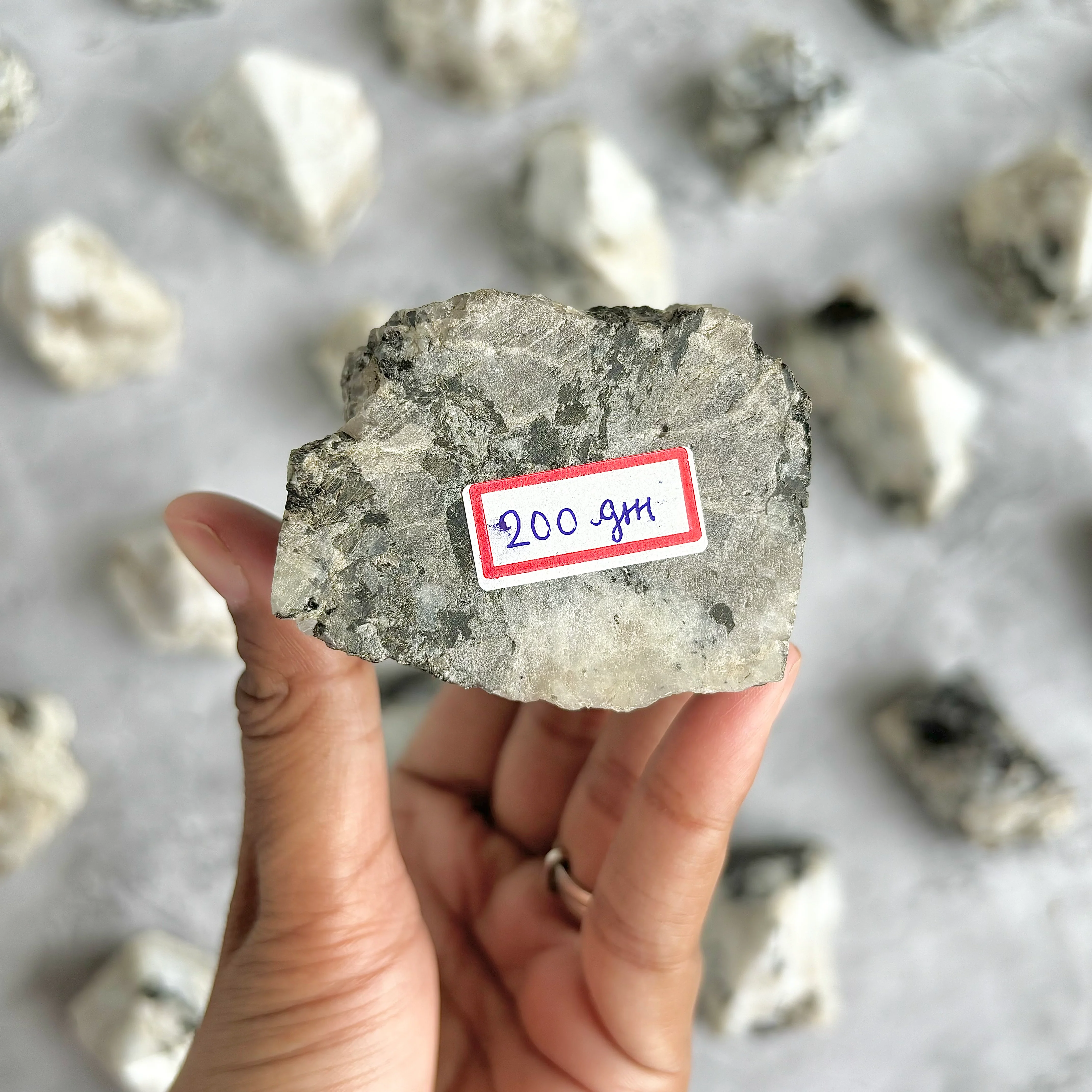 Rainbow Moonstone Raw with Polished Point - 200 Gm | Cultivates Compassion & empathy - Image 3