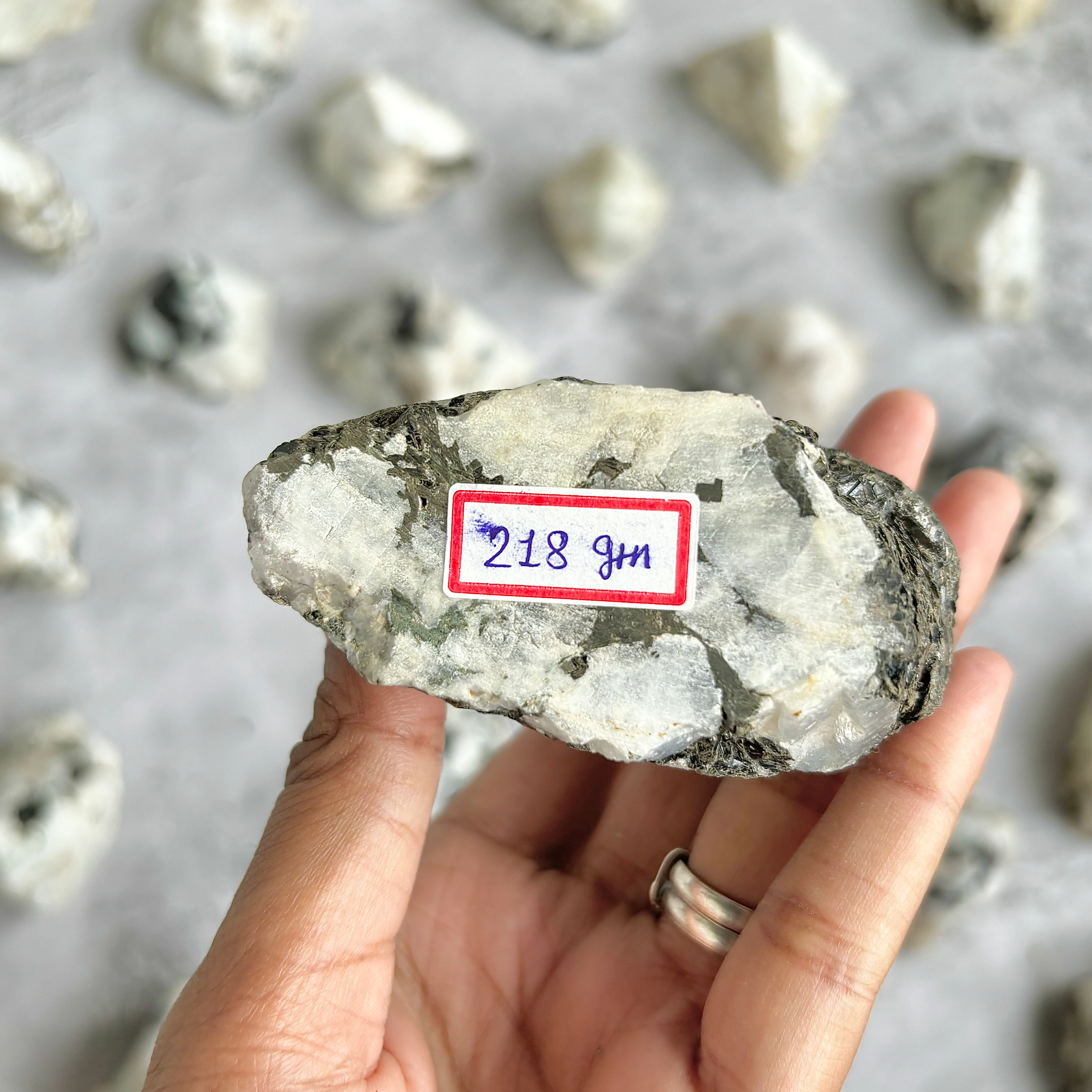 Rainbow Moonstone Raw with Polished Point - 218 Gm | Cultivates Compassion & empathy - Image 2