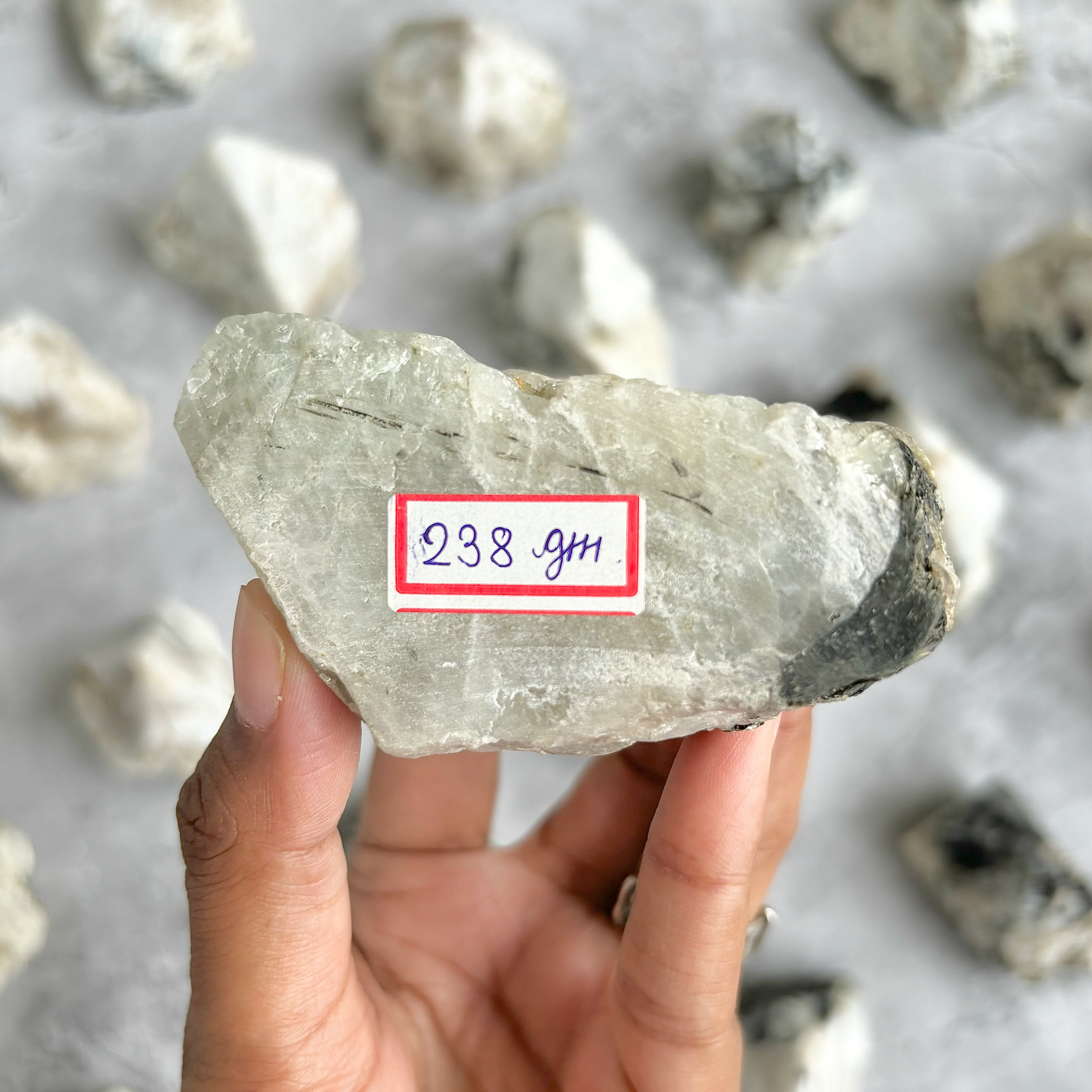 Rainbow Moonstone Raw with Polished Point - 238 Gm | Cultivates Compassion & empathy - Image 4
