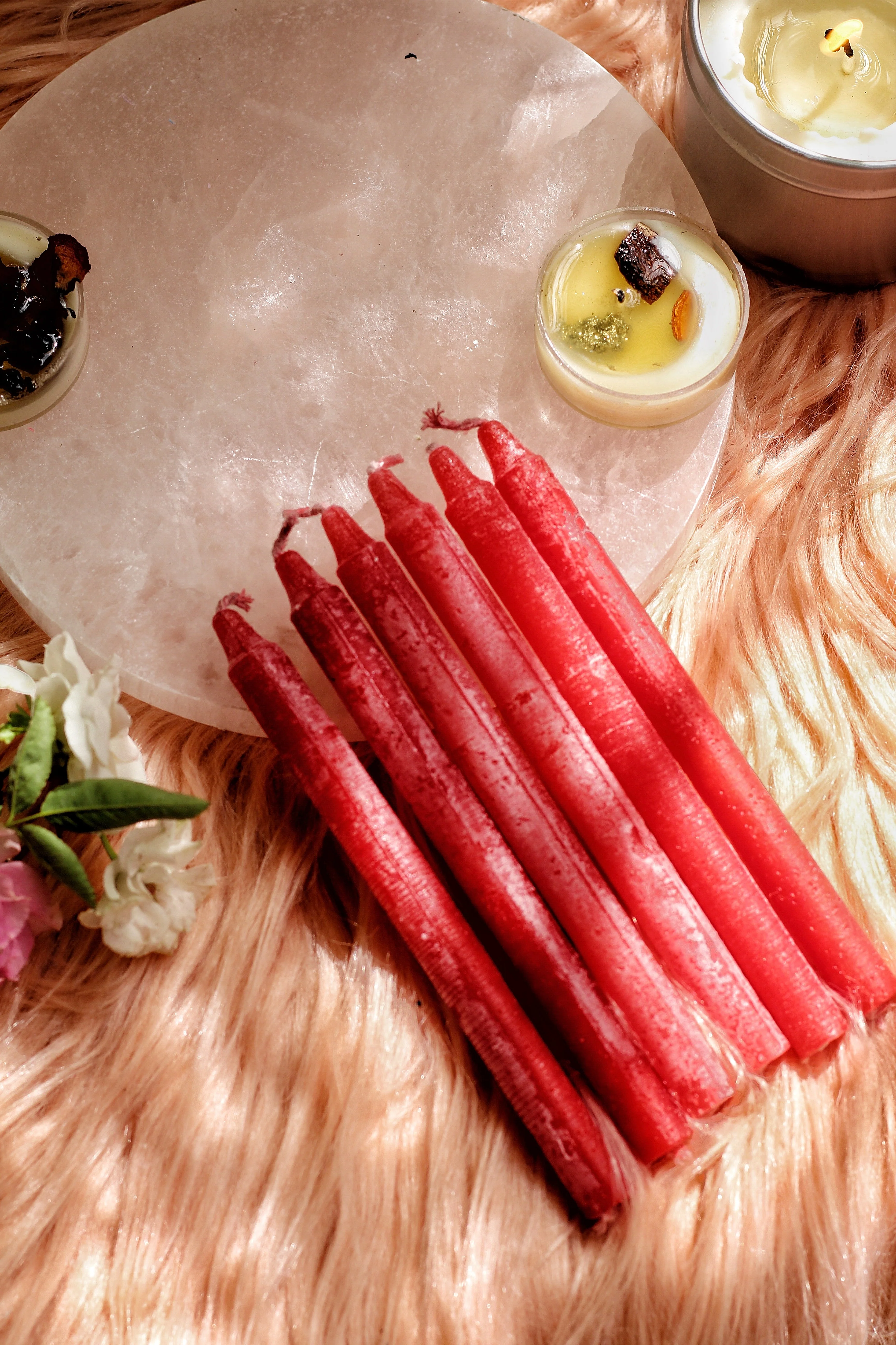Red Chime Paraffin Candle| Pencil Candle - Pack of 25 - Image 9