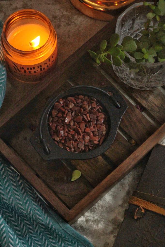 Red Jasper Chips - 100  Gm | Grounding & Restoring Balance