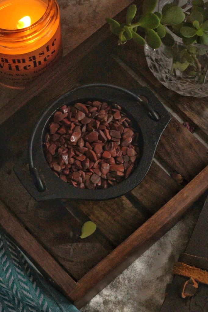 Red Jasper Chips - 100  Gm | Grounding & Restoring Balance - Image 3