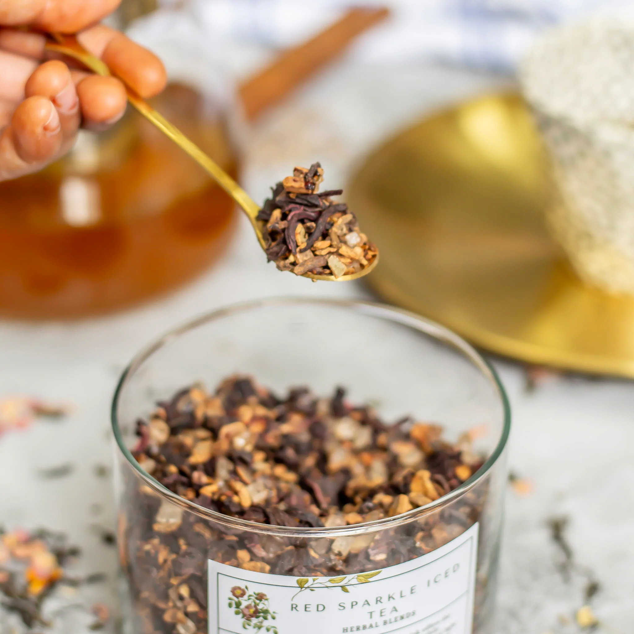 Red Sparkle Iced Tea - 100 Gm | Proetction & Prosperity - Image 3