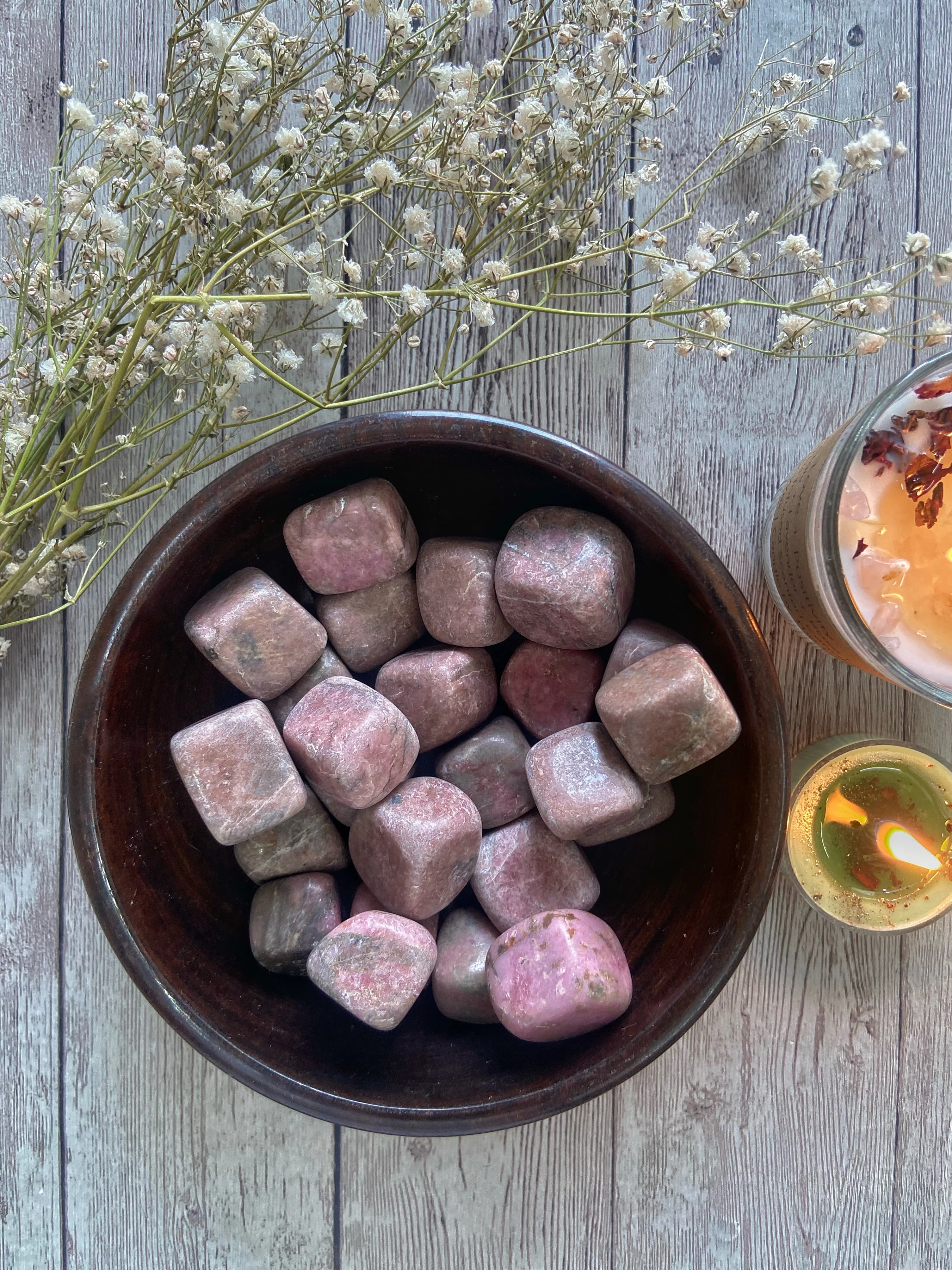 Rhodonite Tumble | Generosity & Life Purpose - Image 4