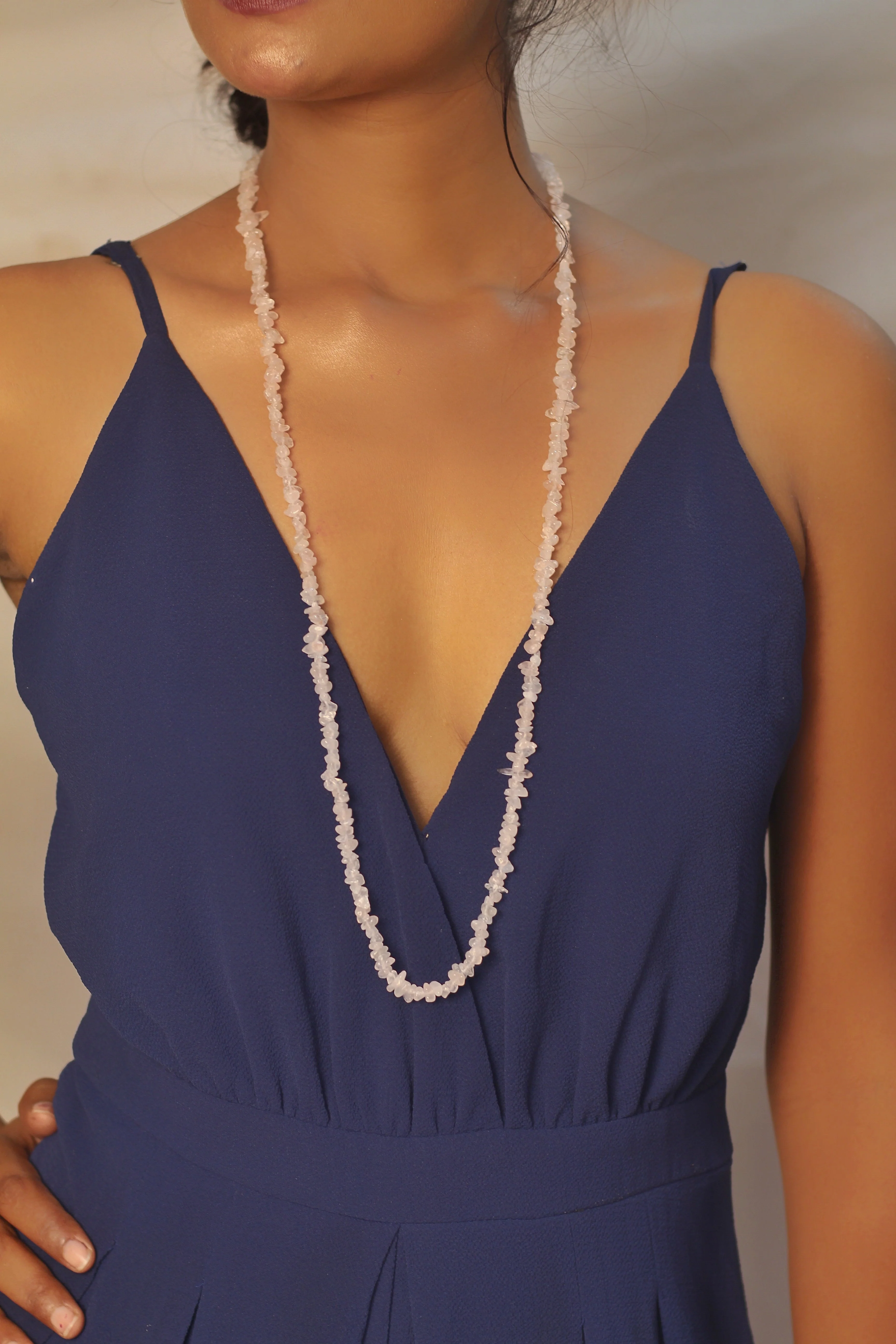 Rose Quartz Chips String (Mala) | Stone of Love & Self Love - Image 7
