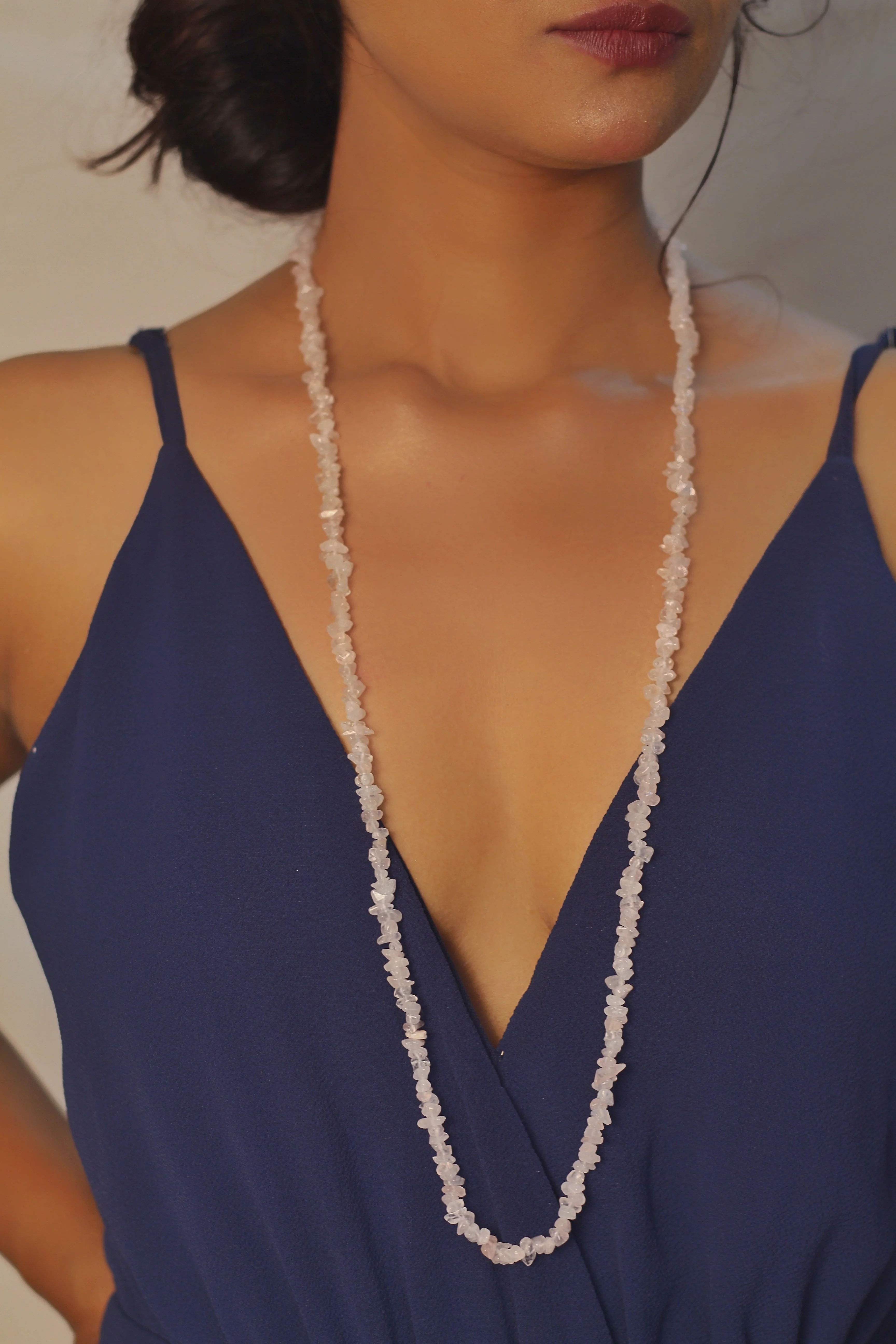 Rose Quartz Chips String (Mala) | Stone of Love & Self Love - Image 8
