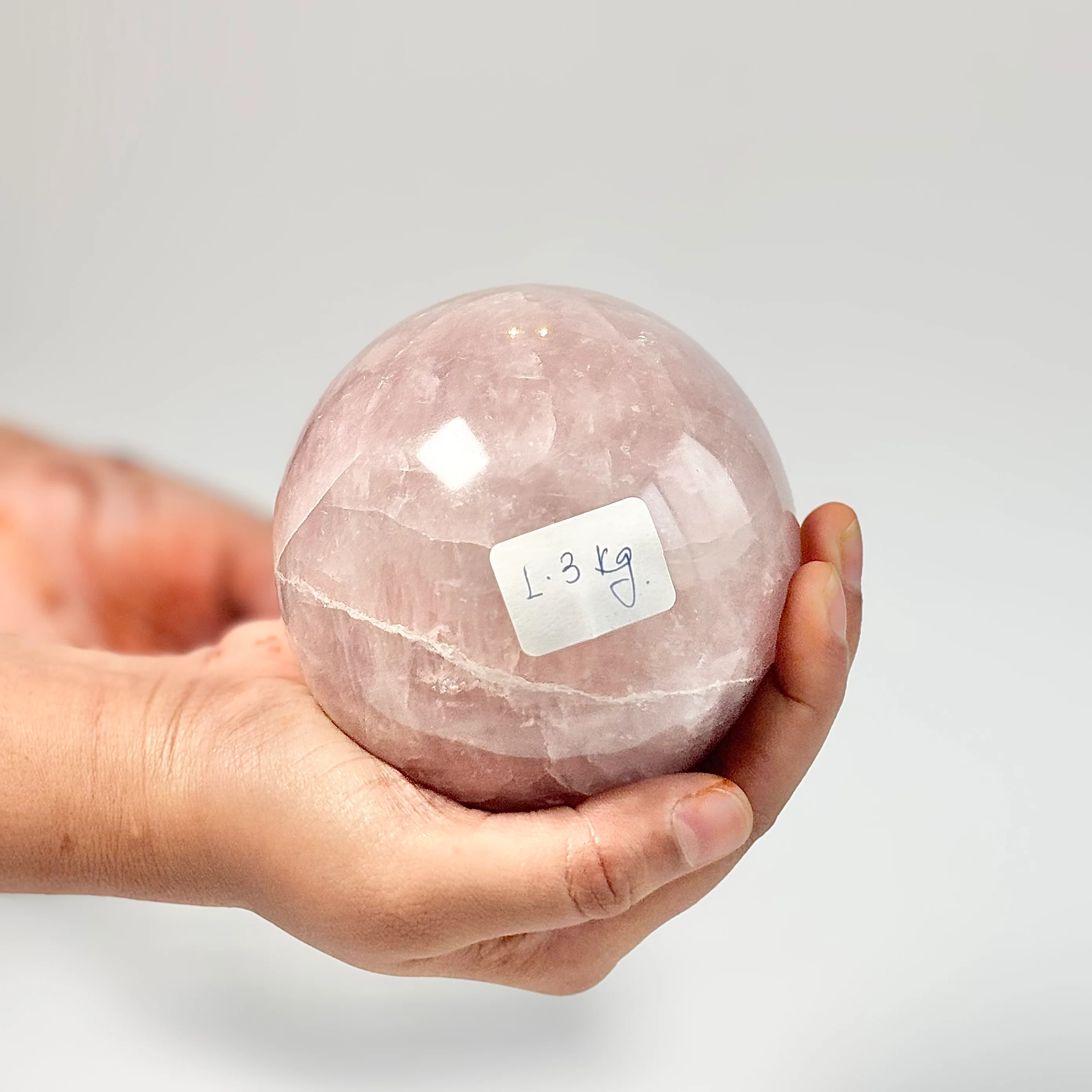 Rose Quartz Large Egg Carving – 1.3 Kg | Stone of Love & Self Love - Image 3