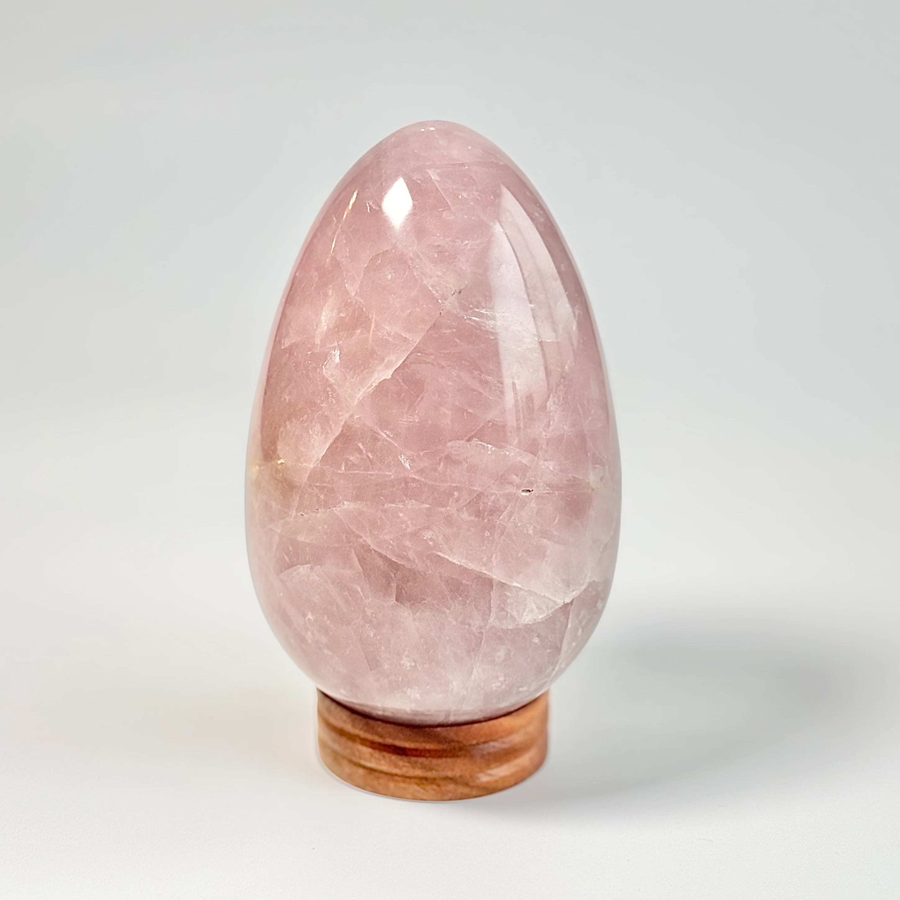 Rose Quartz Large Egg Carving – 1.3 Kg | Stone of Love & Self Love - Image 5