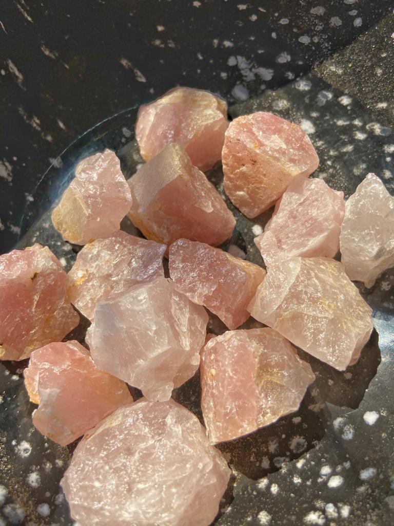 Rose Quartz Raw Stone | Stone for Love & Self Confidence - Image 4