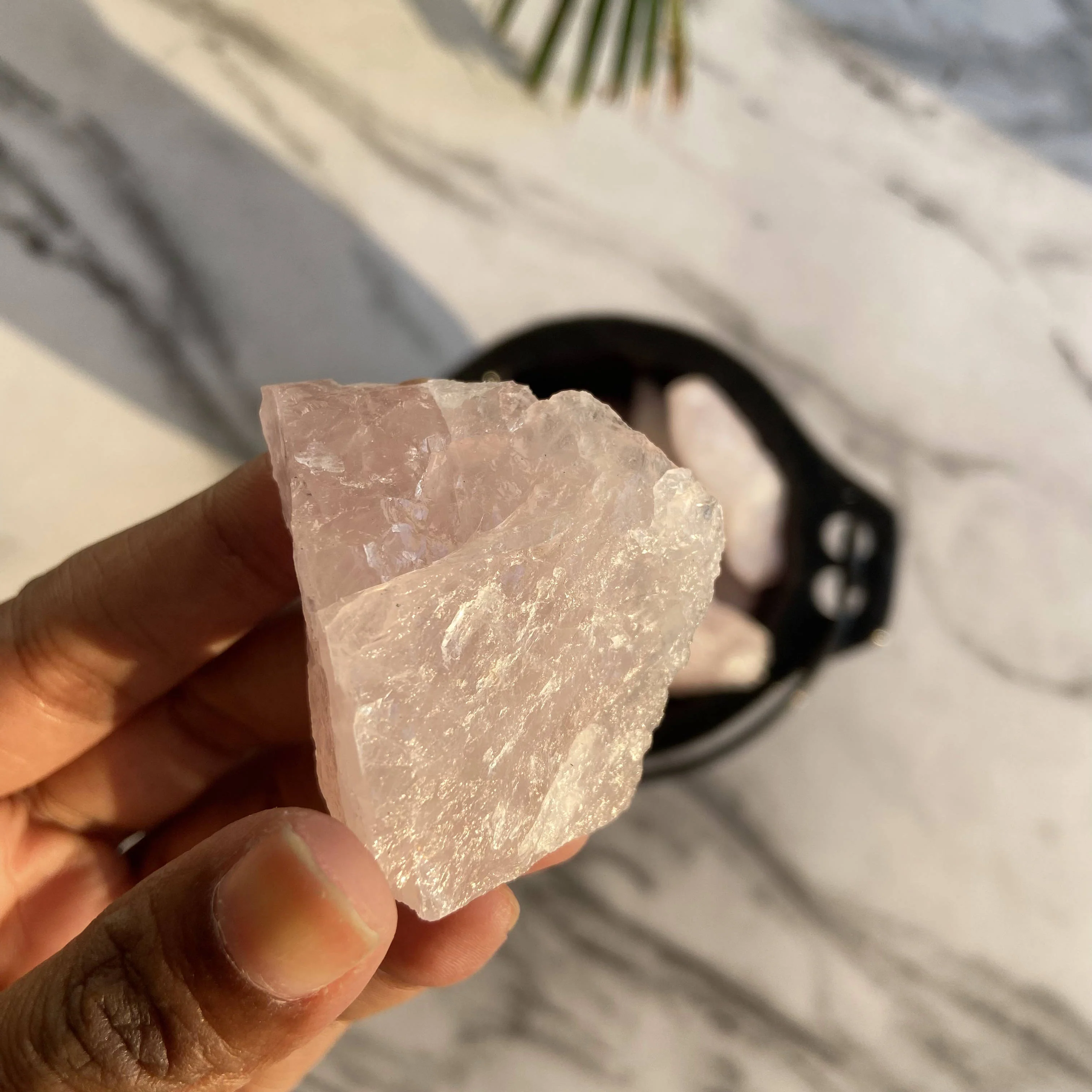 Rose Quartz Raw Stone | Stone for Love & Self Confidence - Image 7
