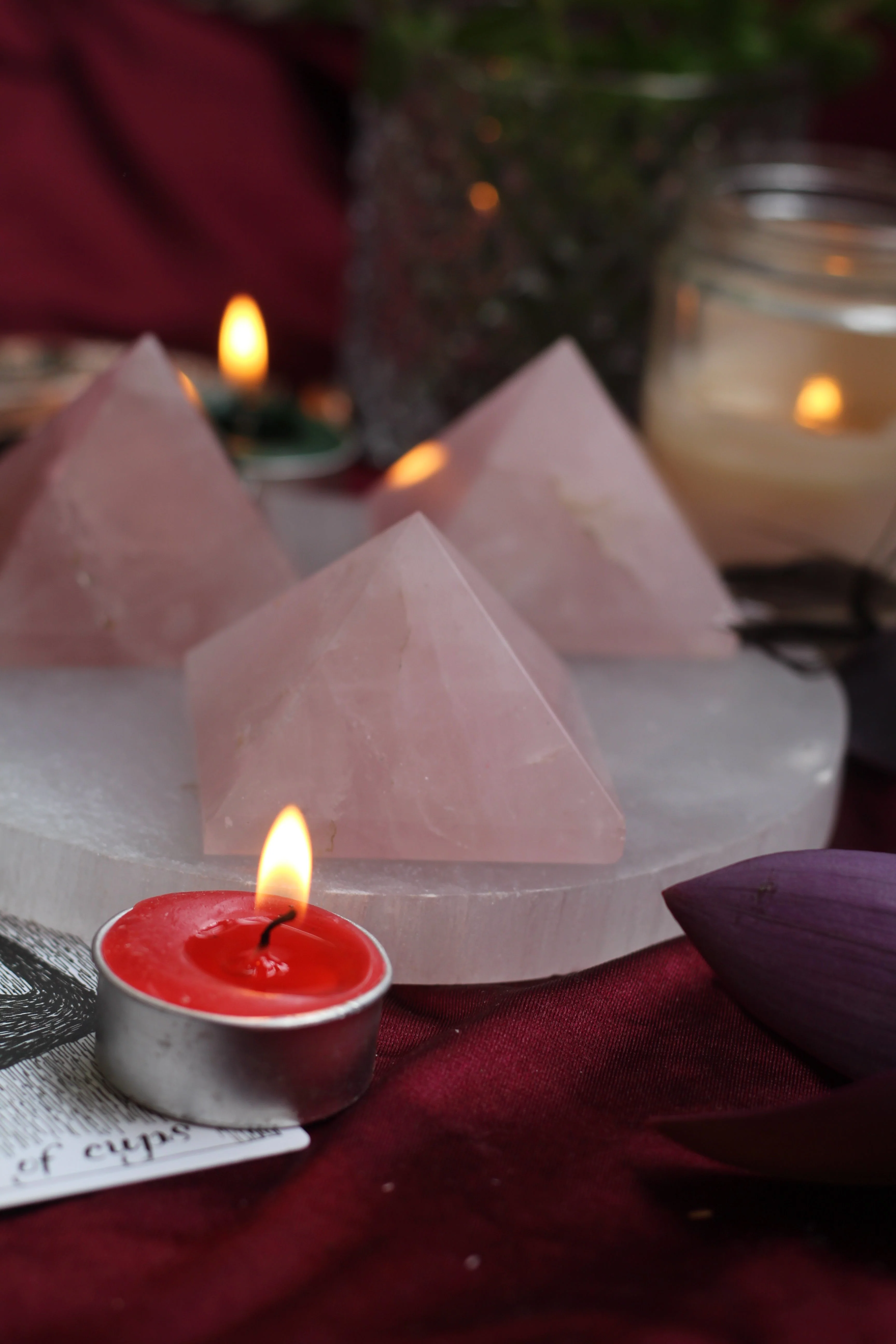 Rose Quartz Pyramid – Love, Harmony & Gentle Energy