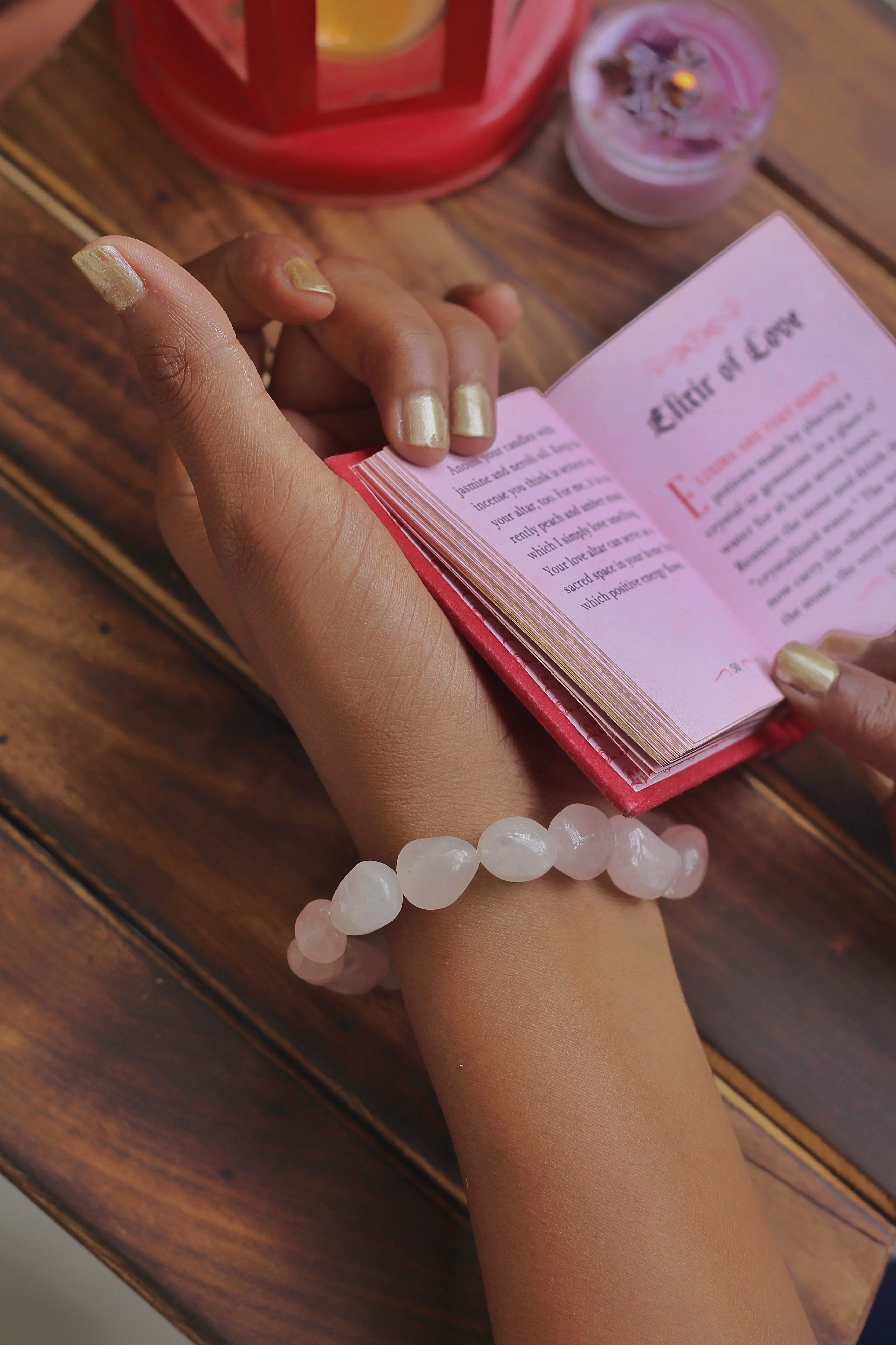 Super Quality Rose Quartz Tumble Bracelet - Stone of Love & SelfLove