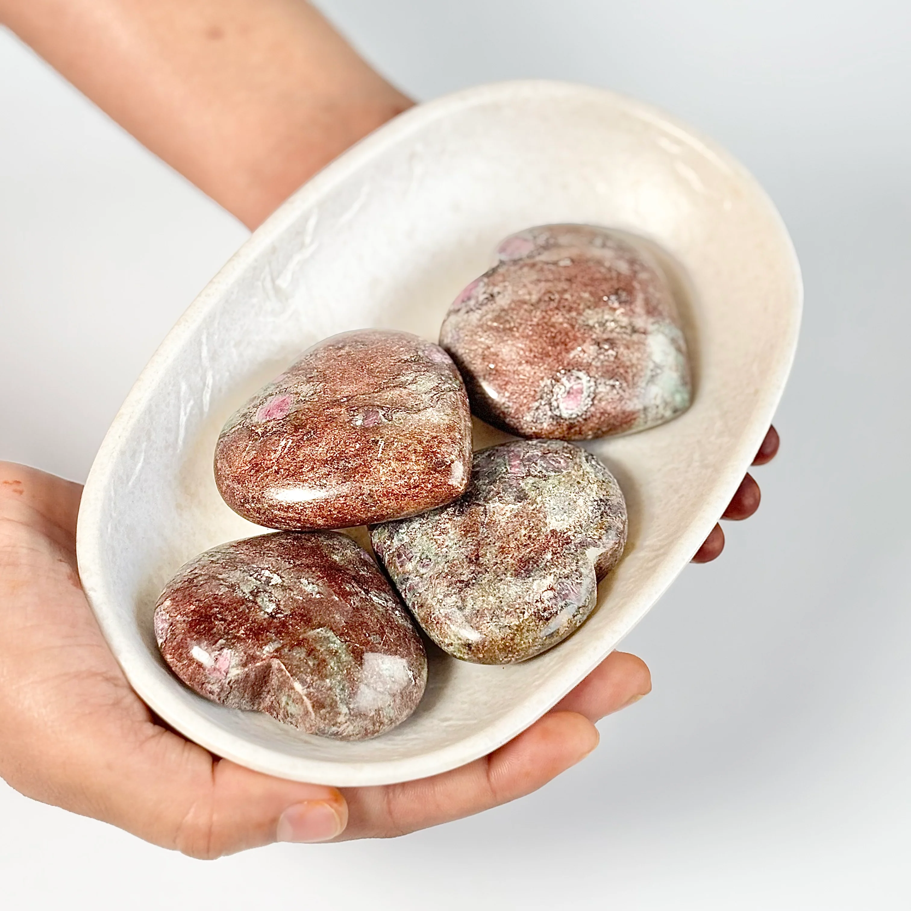 Ruby in Fuchsite Heart - Self-worth - Image 2
