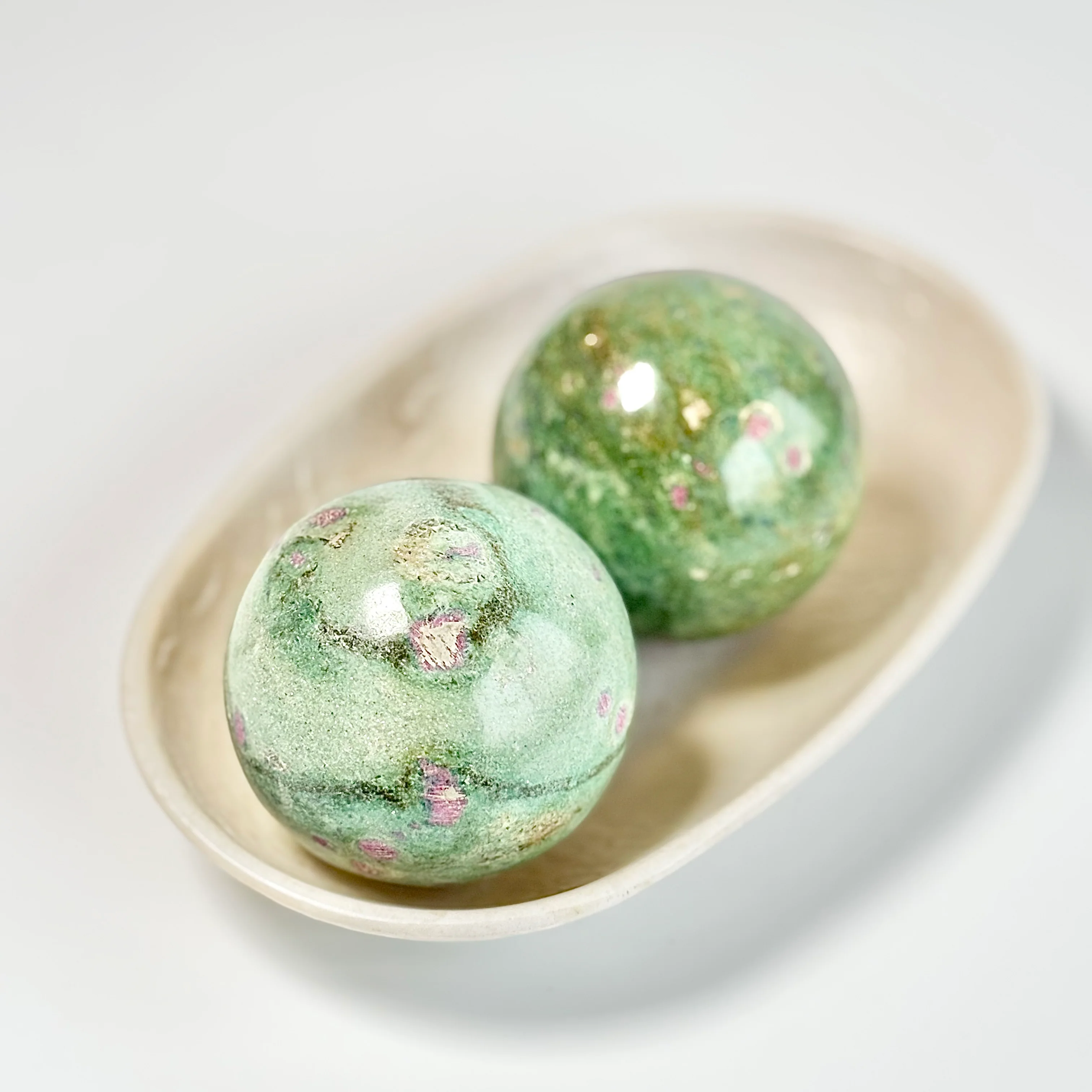 Ruby in Fuchsite Sphere - Self-worth - Image 3
