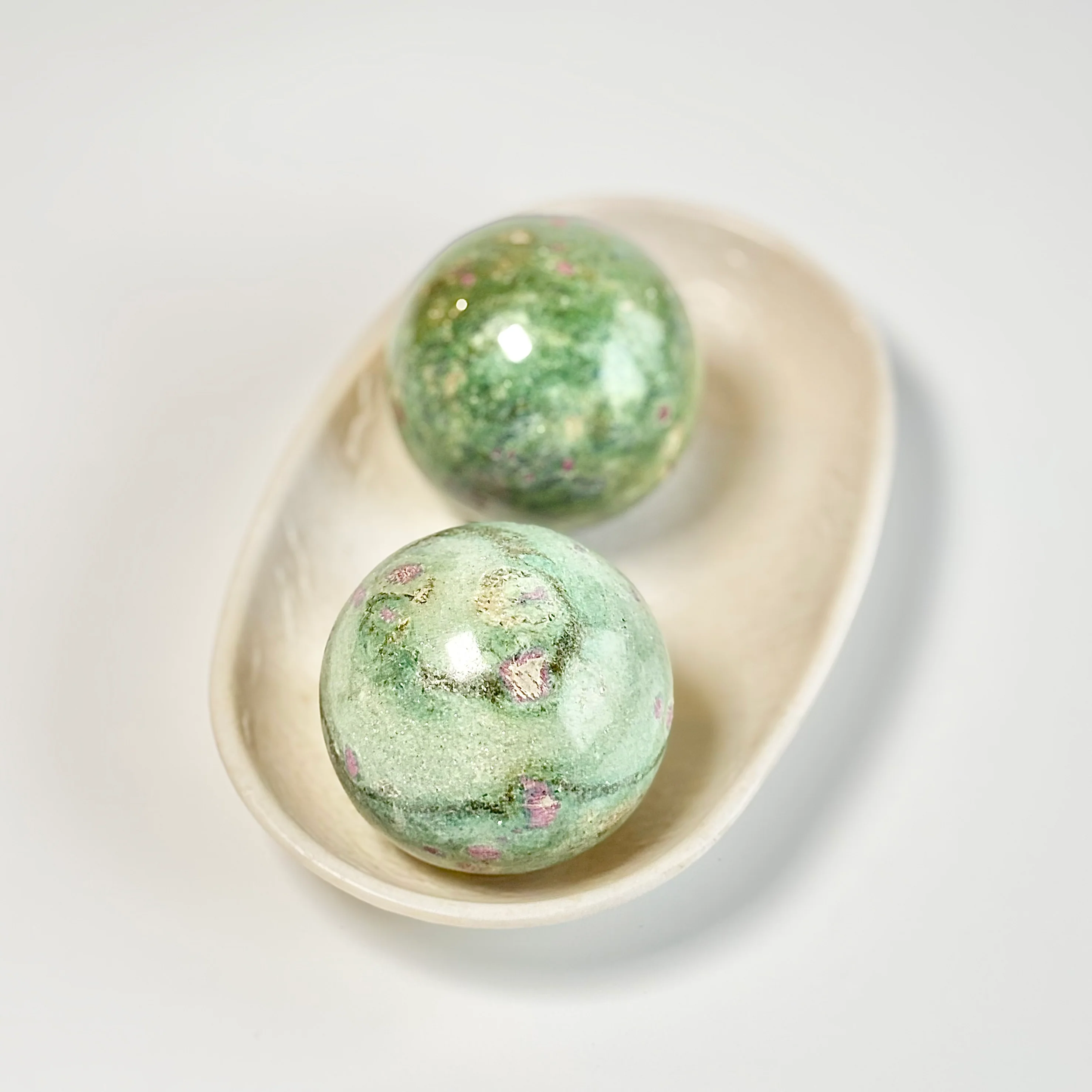 Ruby in Fuchsite Sphere - Self-worth - Image 4
