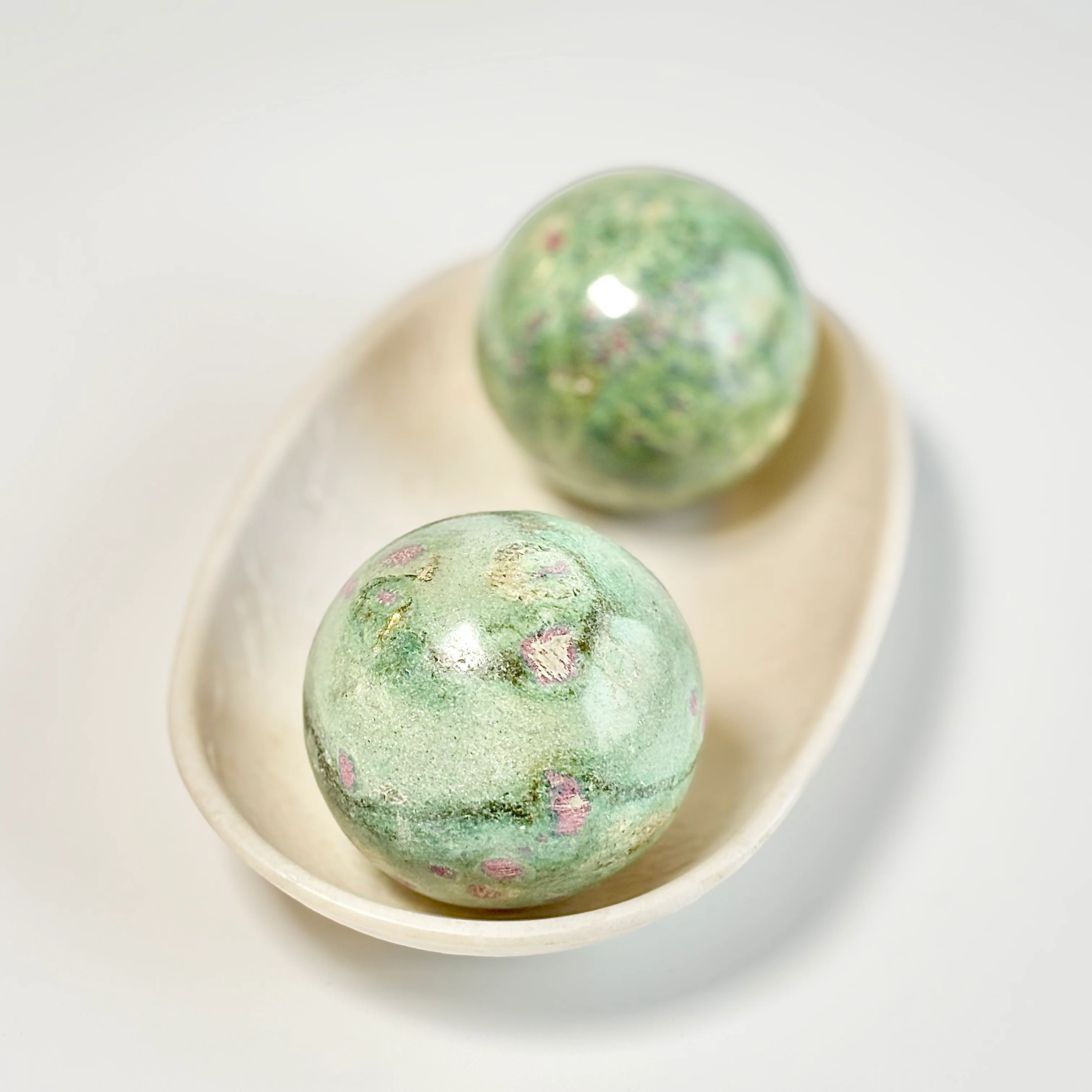 Ruby in Fuchsite Sphere - Self-worth - Image 5