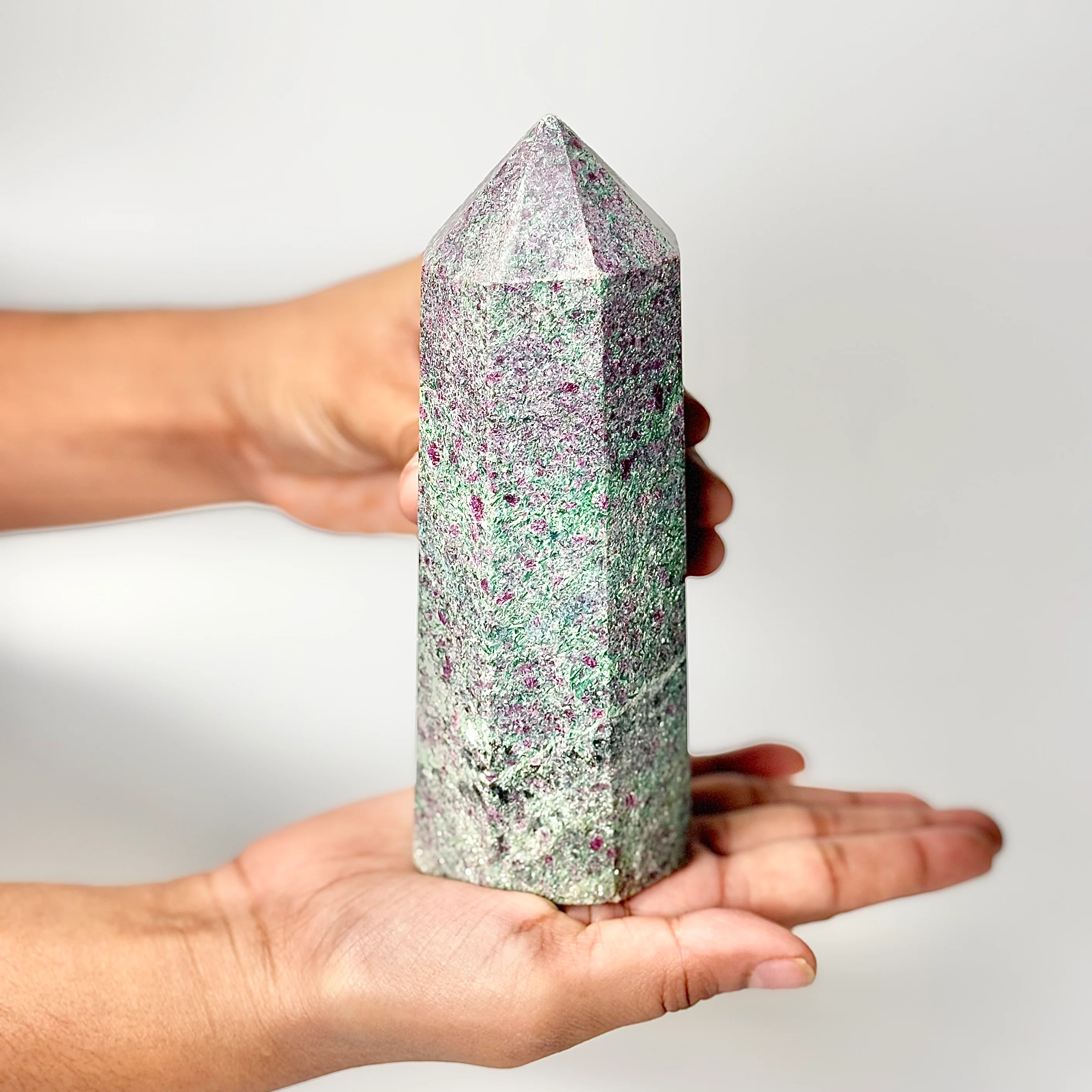 Eight Facet Ruby in Kyanite Tower – 812g -Distinctive Colour & Balanced Form - Image 2