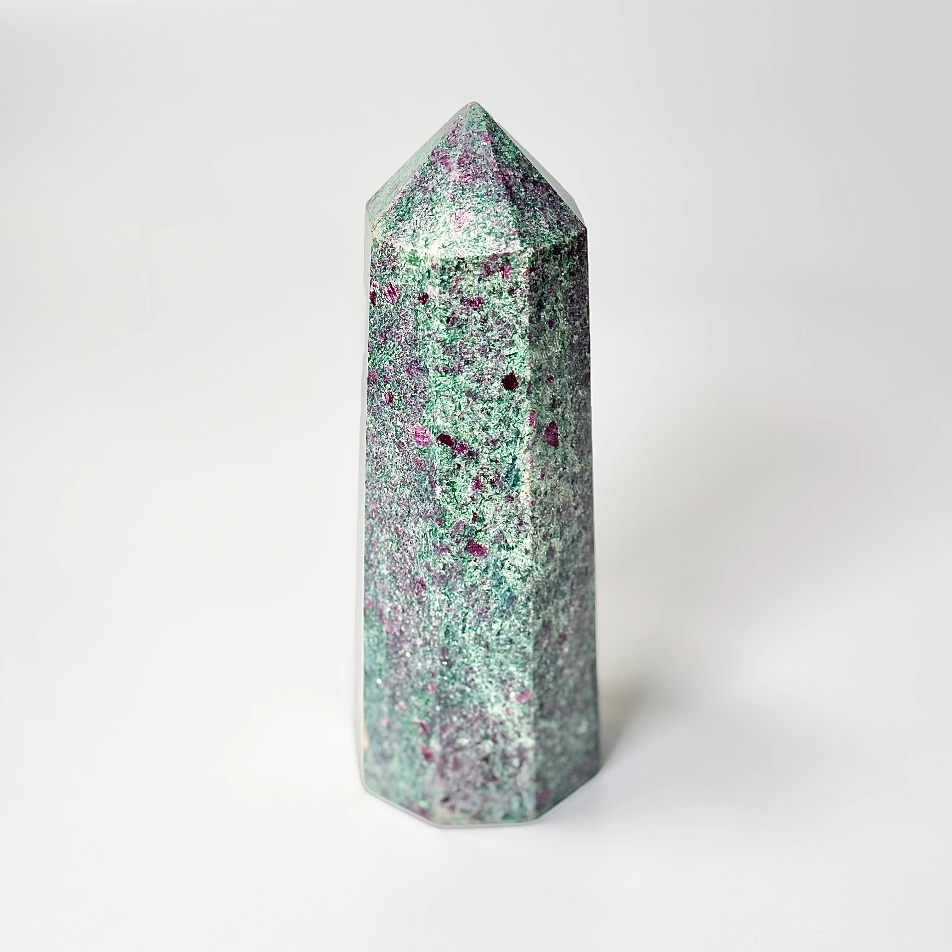 Eight Facet Ruby in Kyanite Tower – 739g -Distinctive Colour & Balanced Form