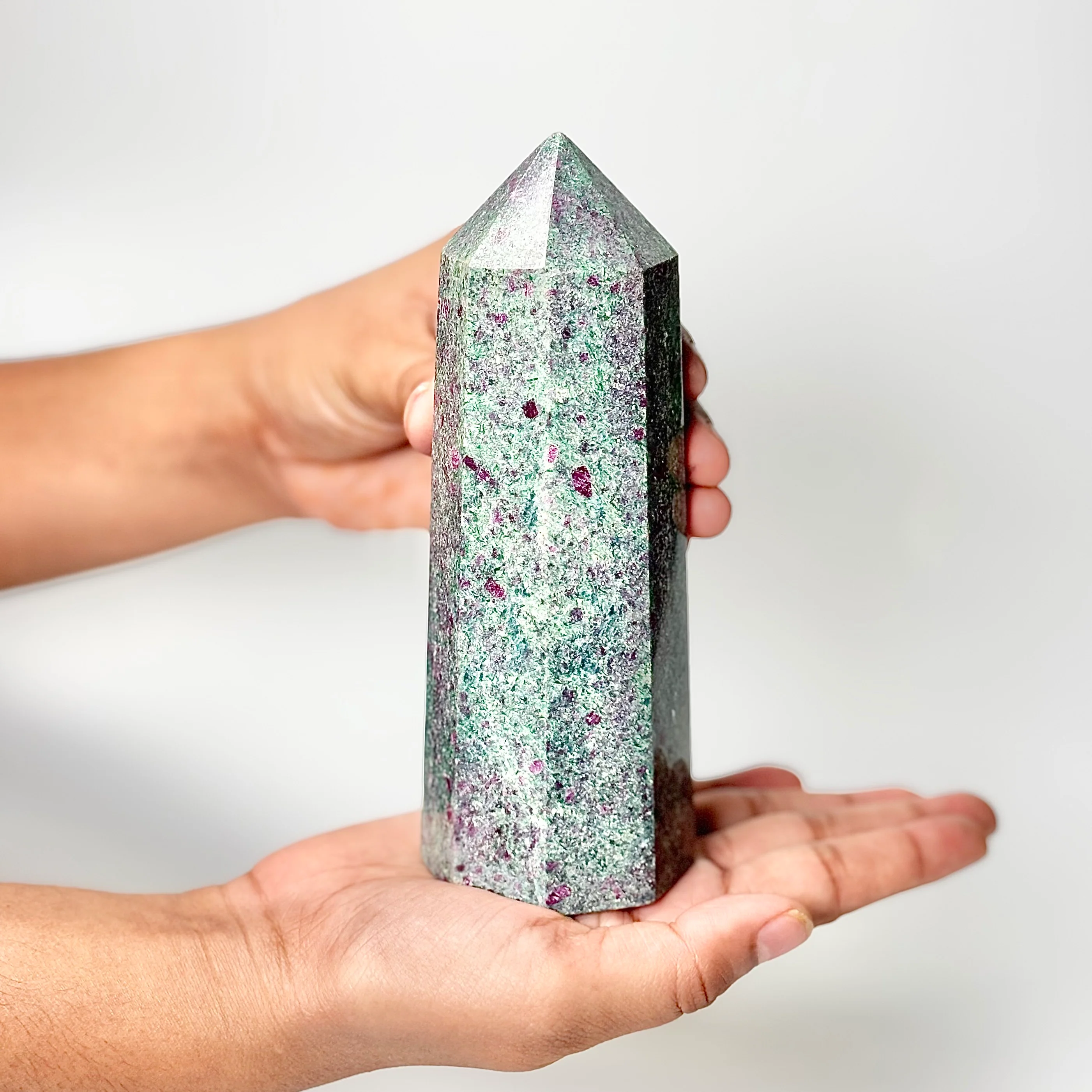 Eight Facet Ruby in Kyanite Tower – 739g -Distinctive Colour & Balanced Form - Image 2