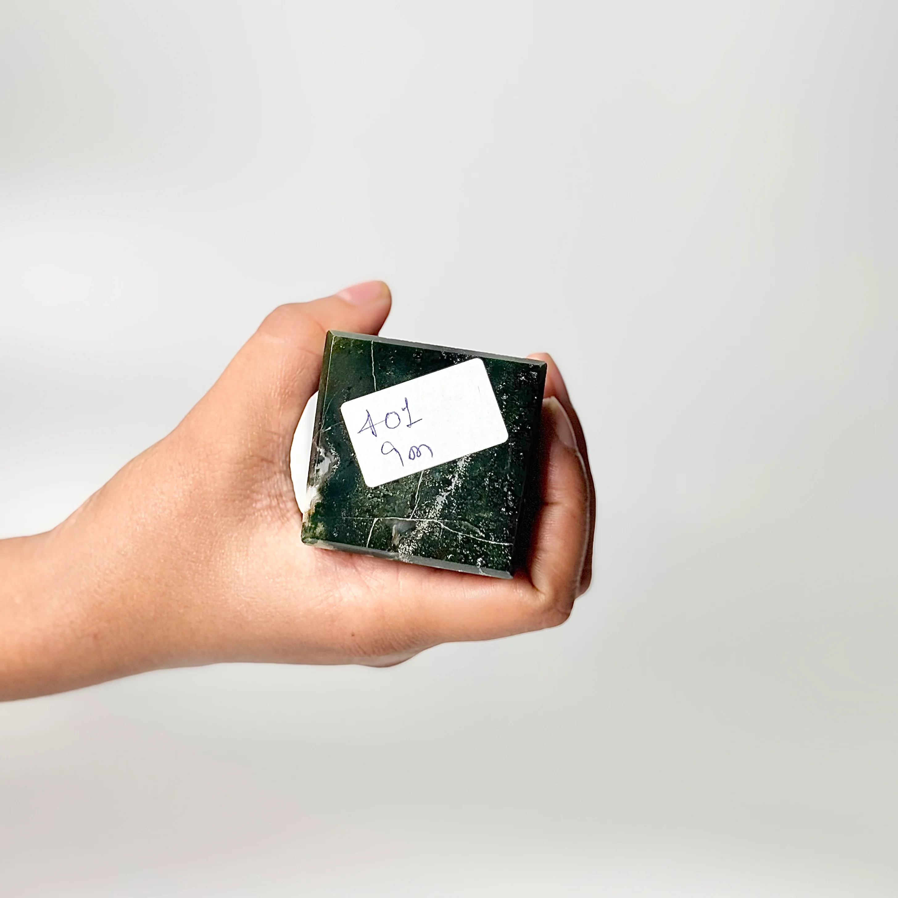 Four Facet Moss Agate Tower – 401 - Nature-Inspired Calm & Grounded Beauty - Image 3