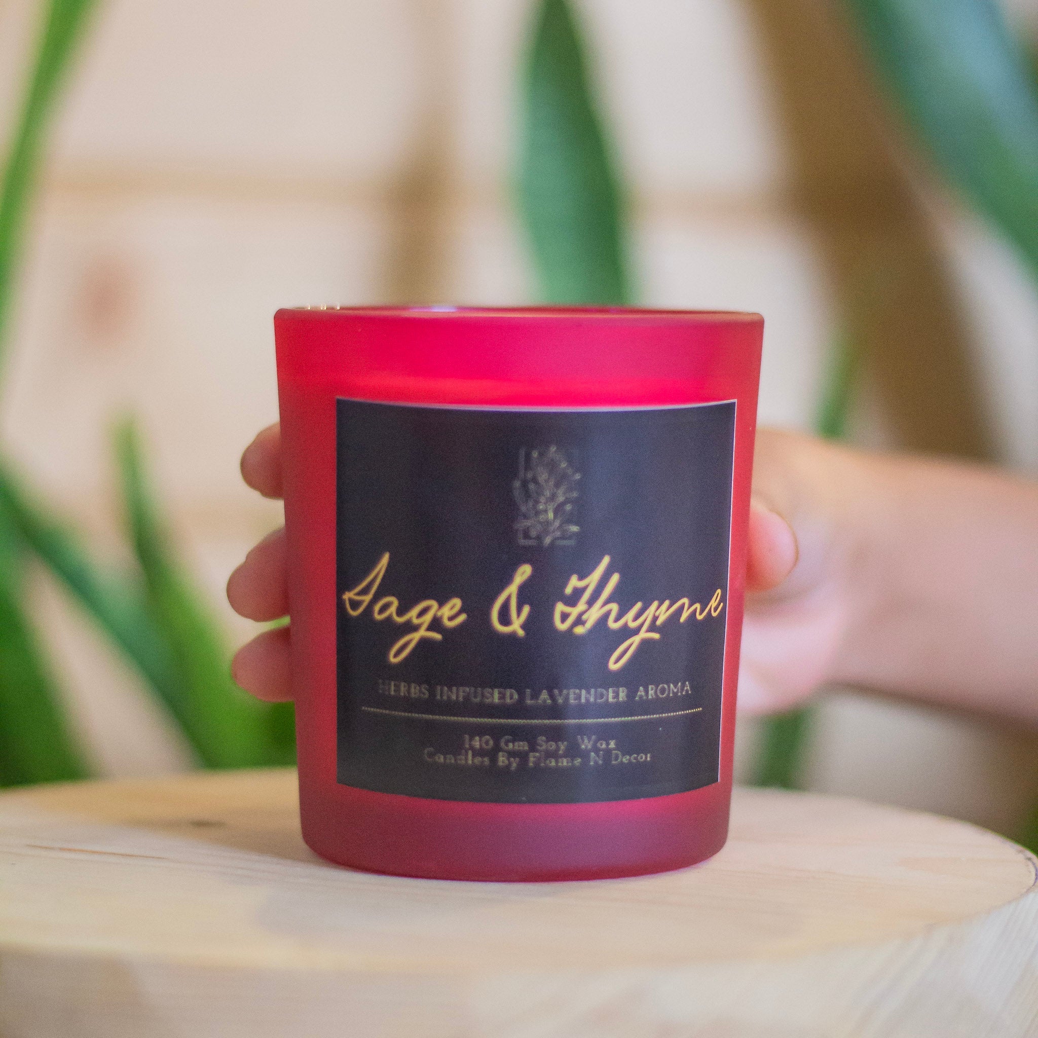 Sage & Thyme Soy Candle - Image 2