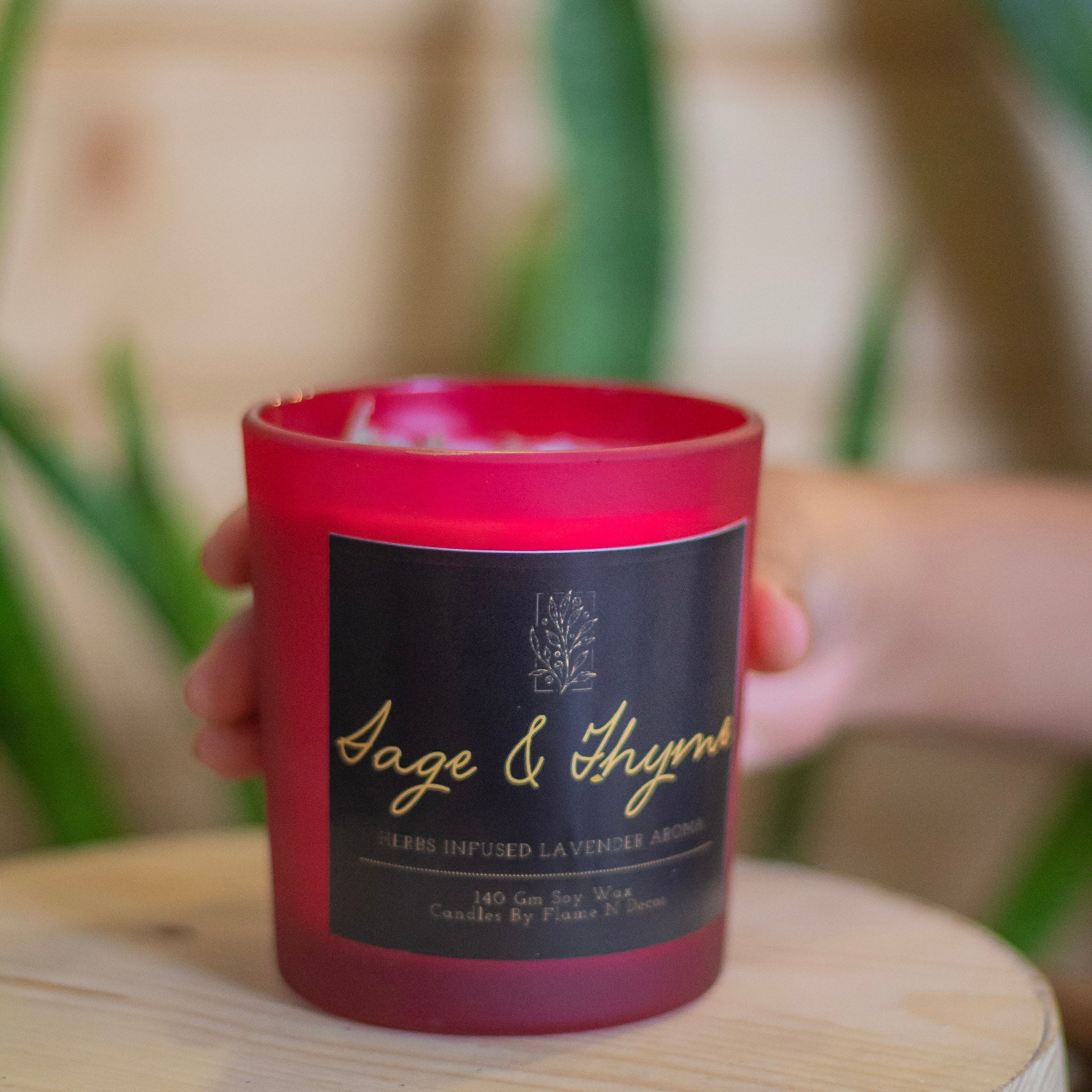 Sage & Thyme Soy Candle - Image 4