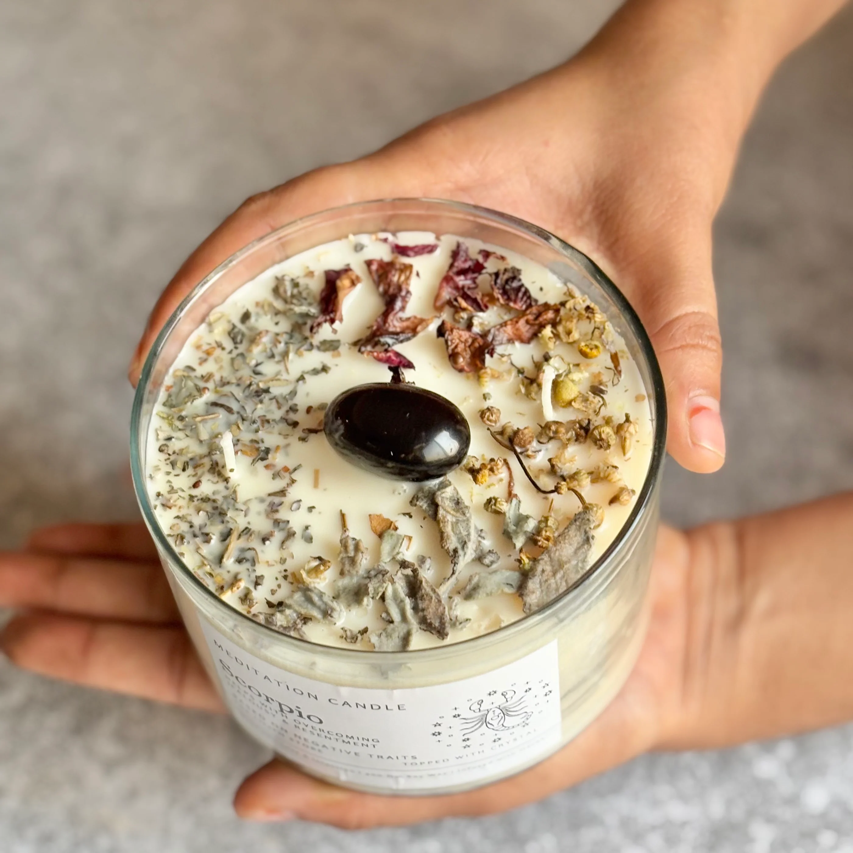Scorpio Zodiac Soy Intention Candle | 400 Gm - Image 2