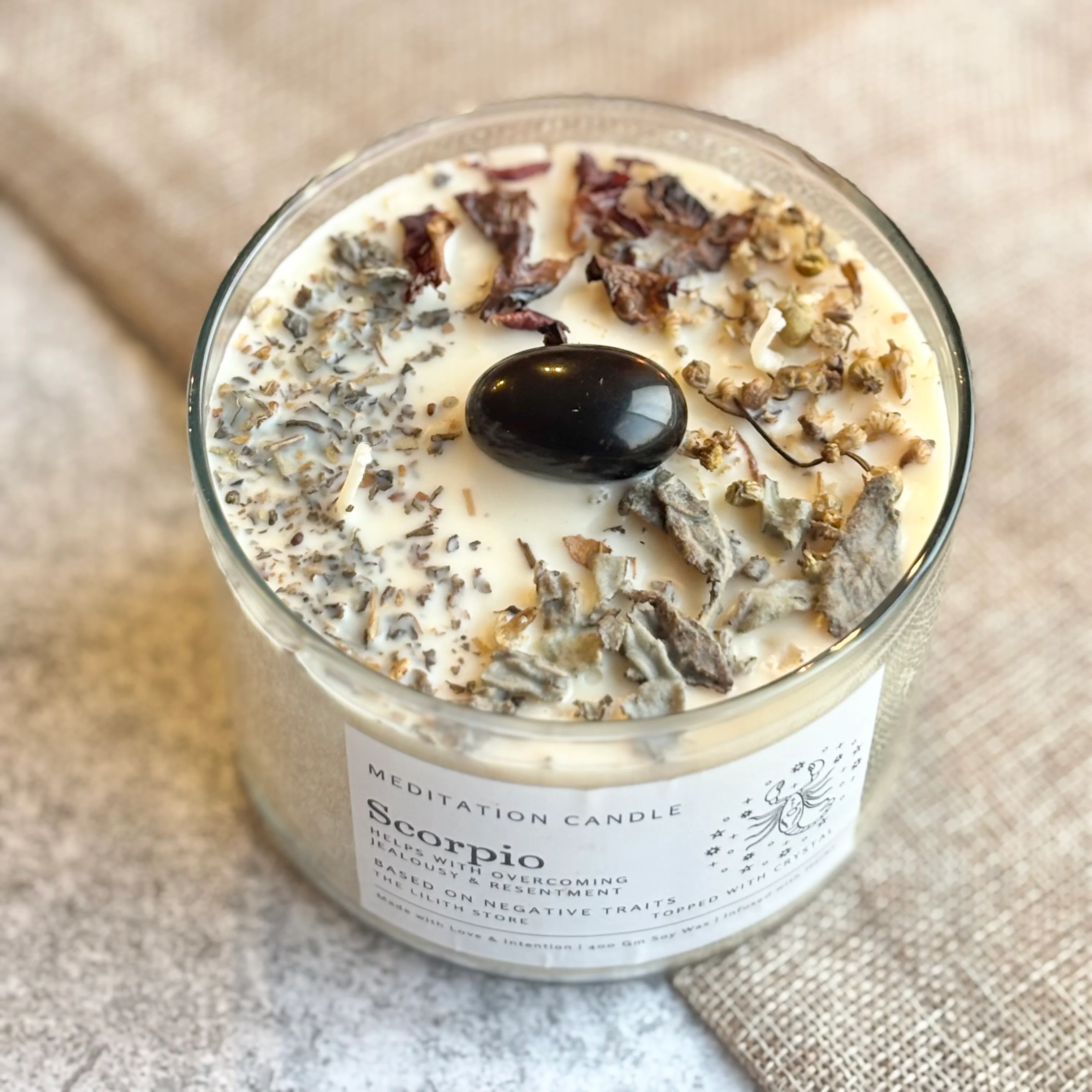 Scorpio Zodiac Soy Intention Candle | 400 Gm - Image 7