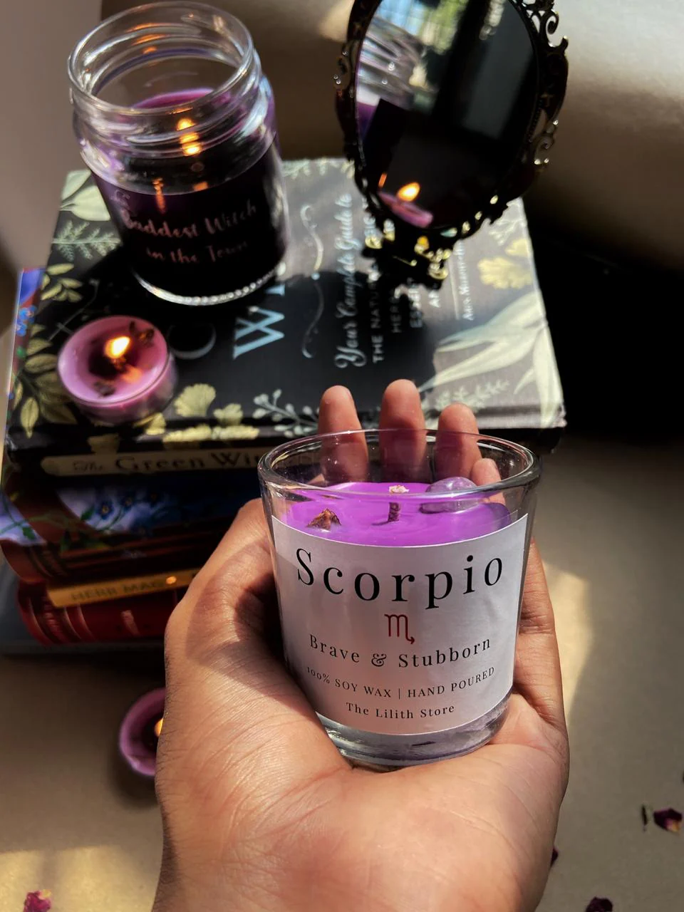 Scorpio Zodiac Mini Candle - 60 Gm - Image 2