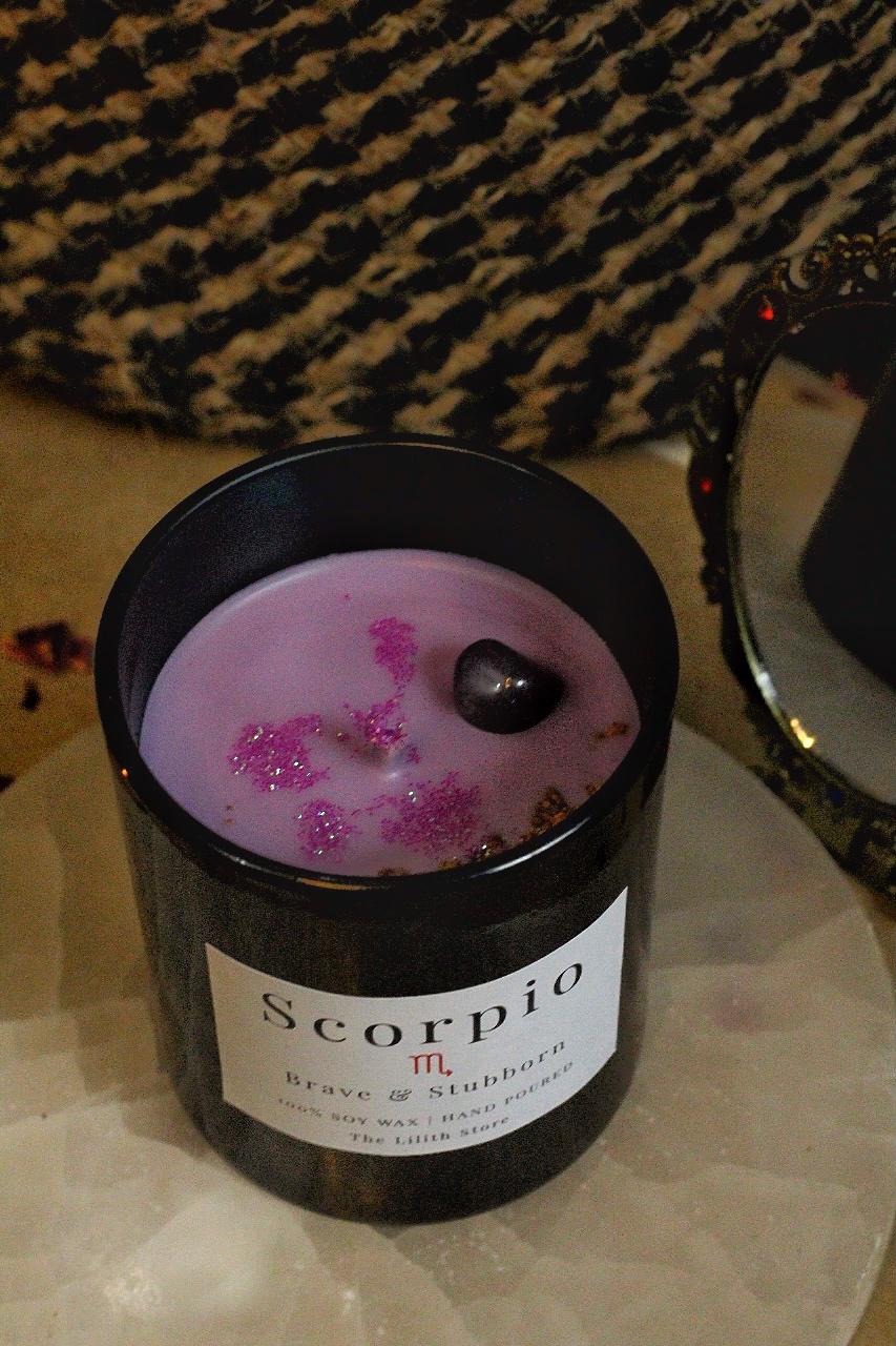 Scorpio Zodiac Scented Soy Candle - 170 Gm - Image 2