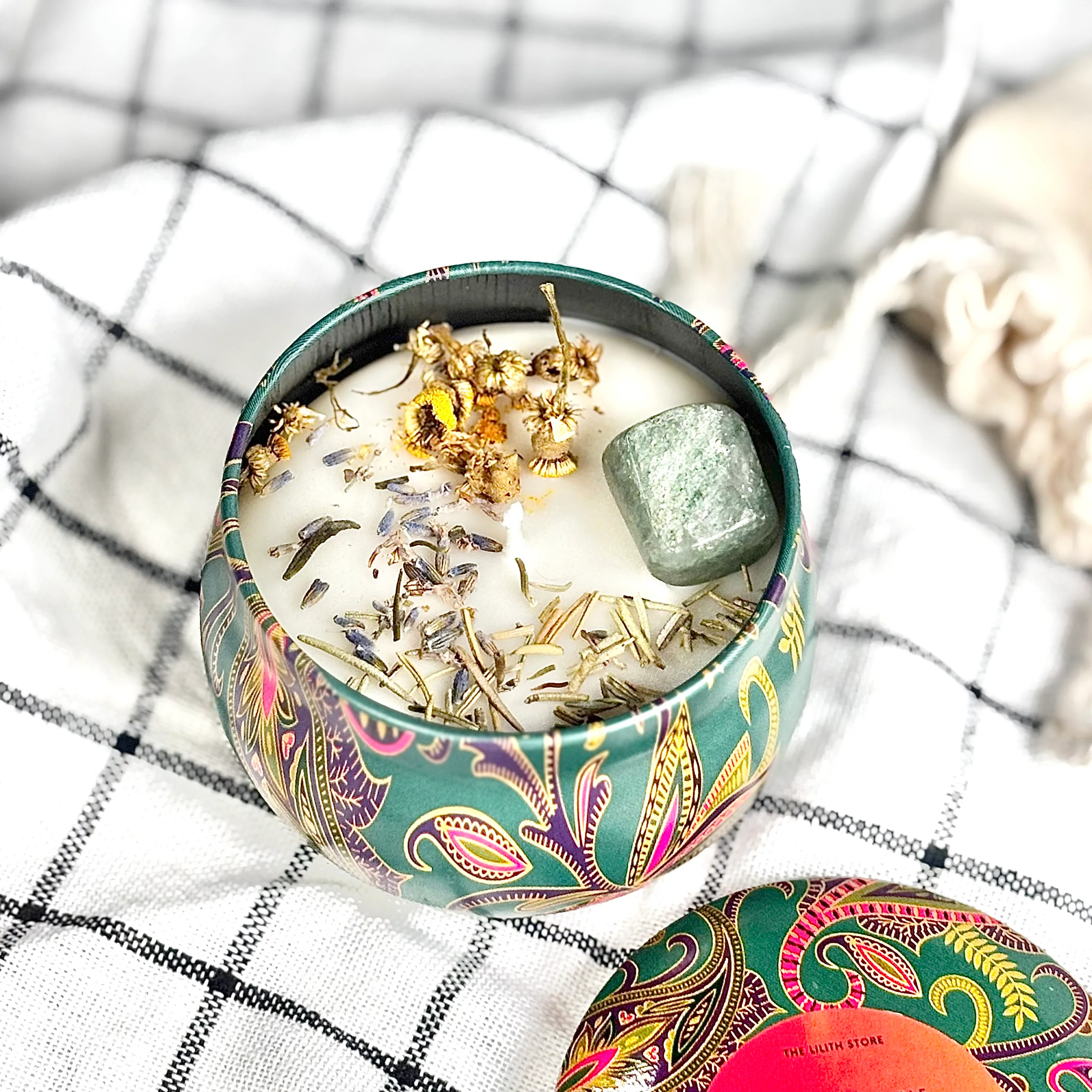 Self-Love Tin Container Soy Intention Candle - 100 g - Image 3