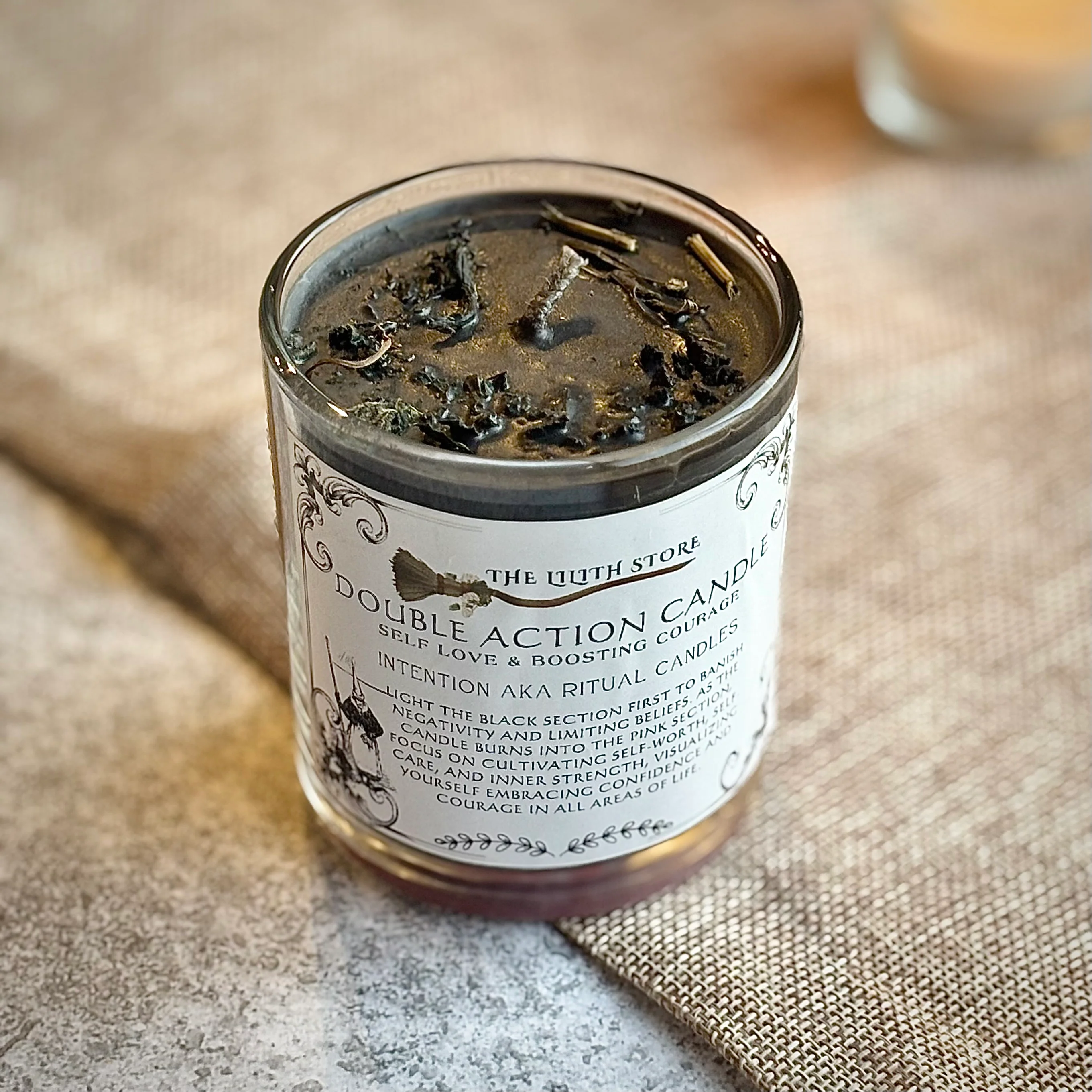 Self-love & Boosts Courage - Double Action Candle