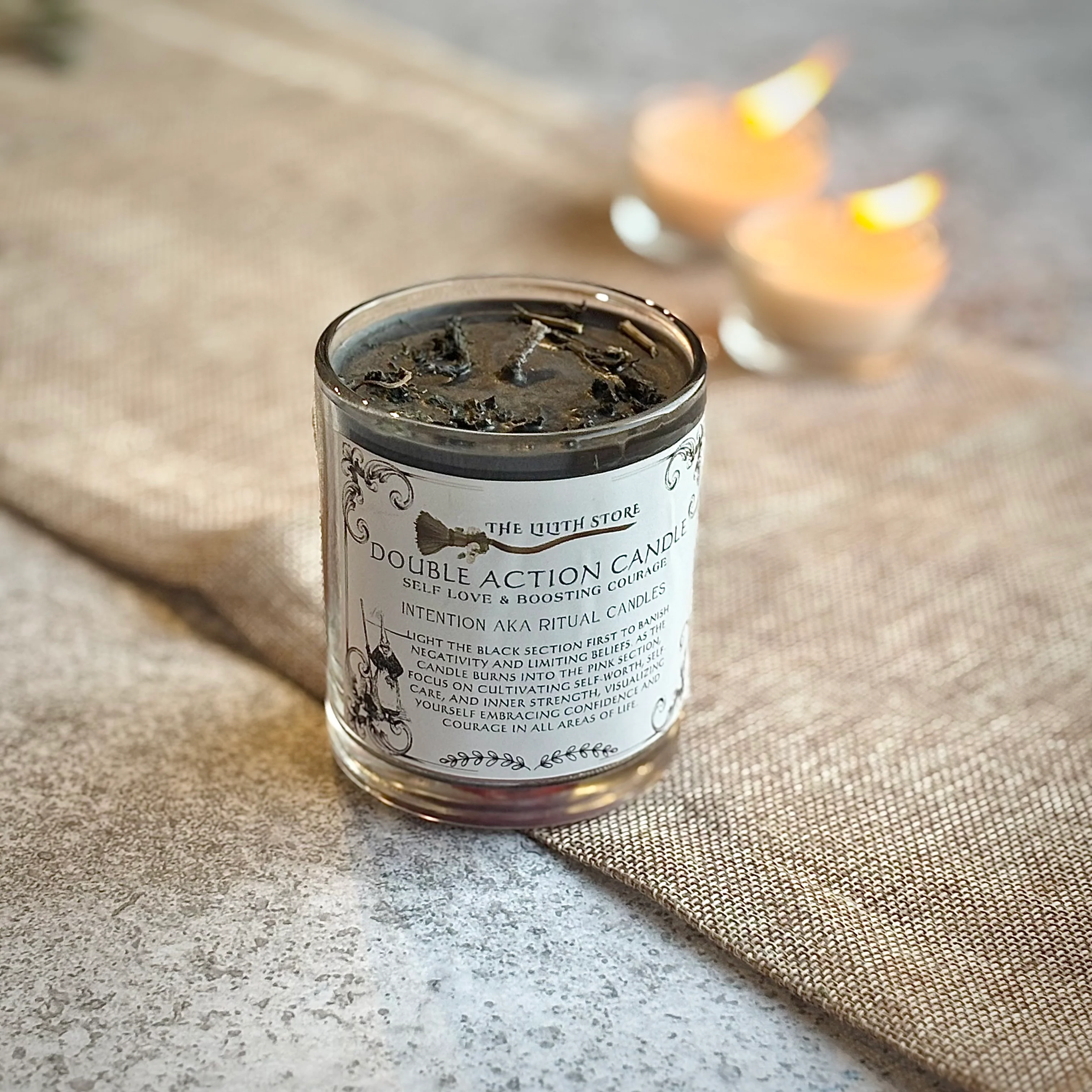 Self-love & Boosts Courage - Double Action Candle - Image 4