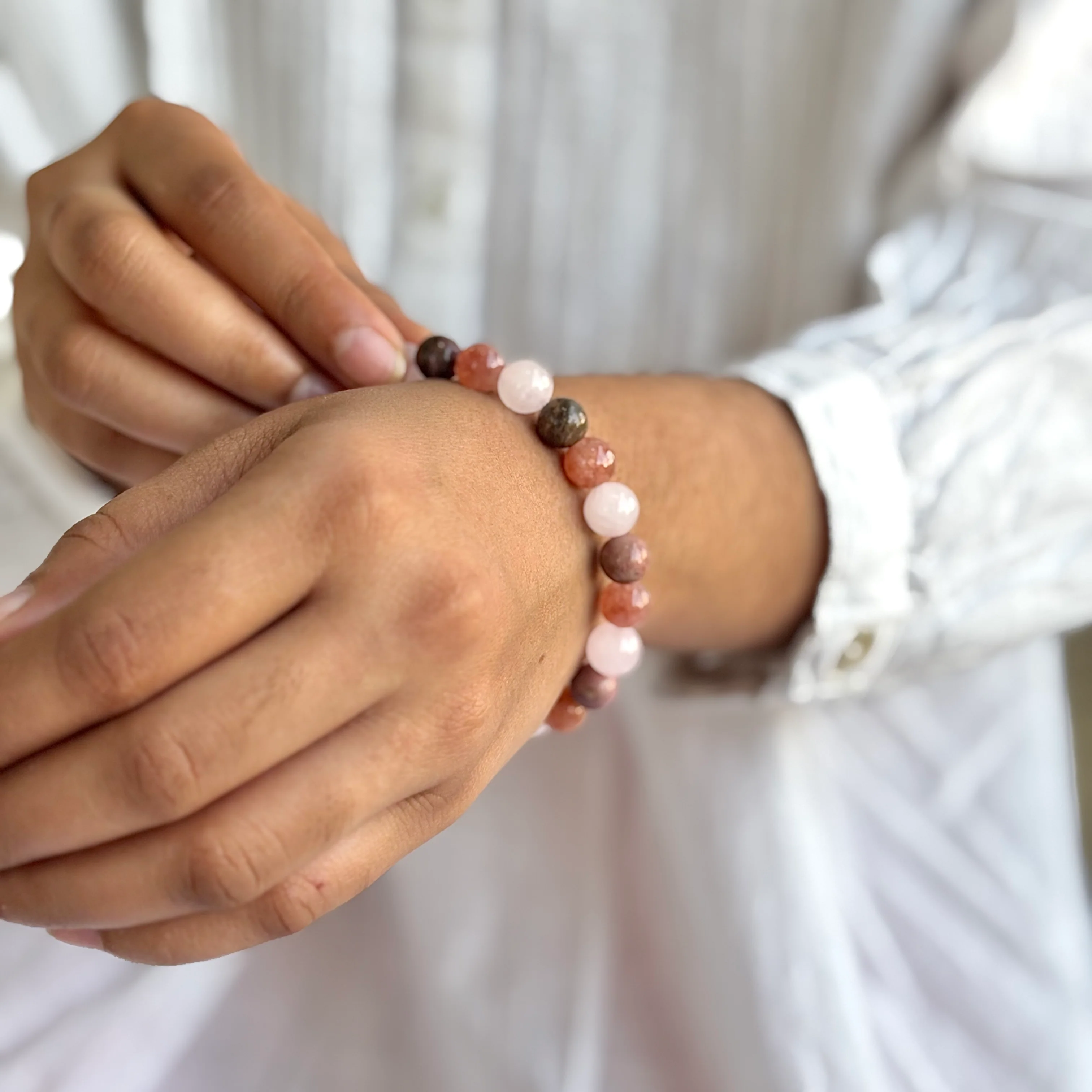 Self-Love & Confidence - 8mm Bead Bracelet | Combination Bracelet Series - Image 2