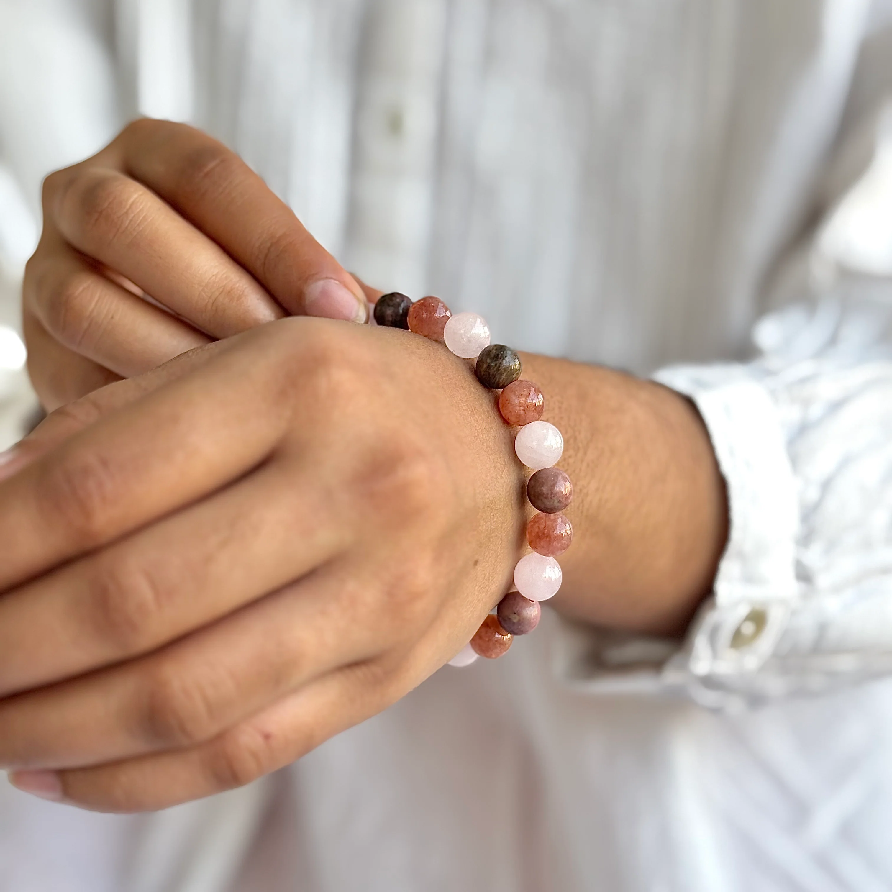 Self-Love & Confidence - 8mm Bead Bracelet | Combination Bracelet Series - Image 3