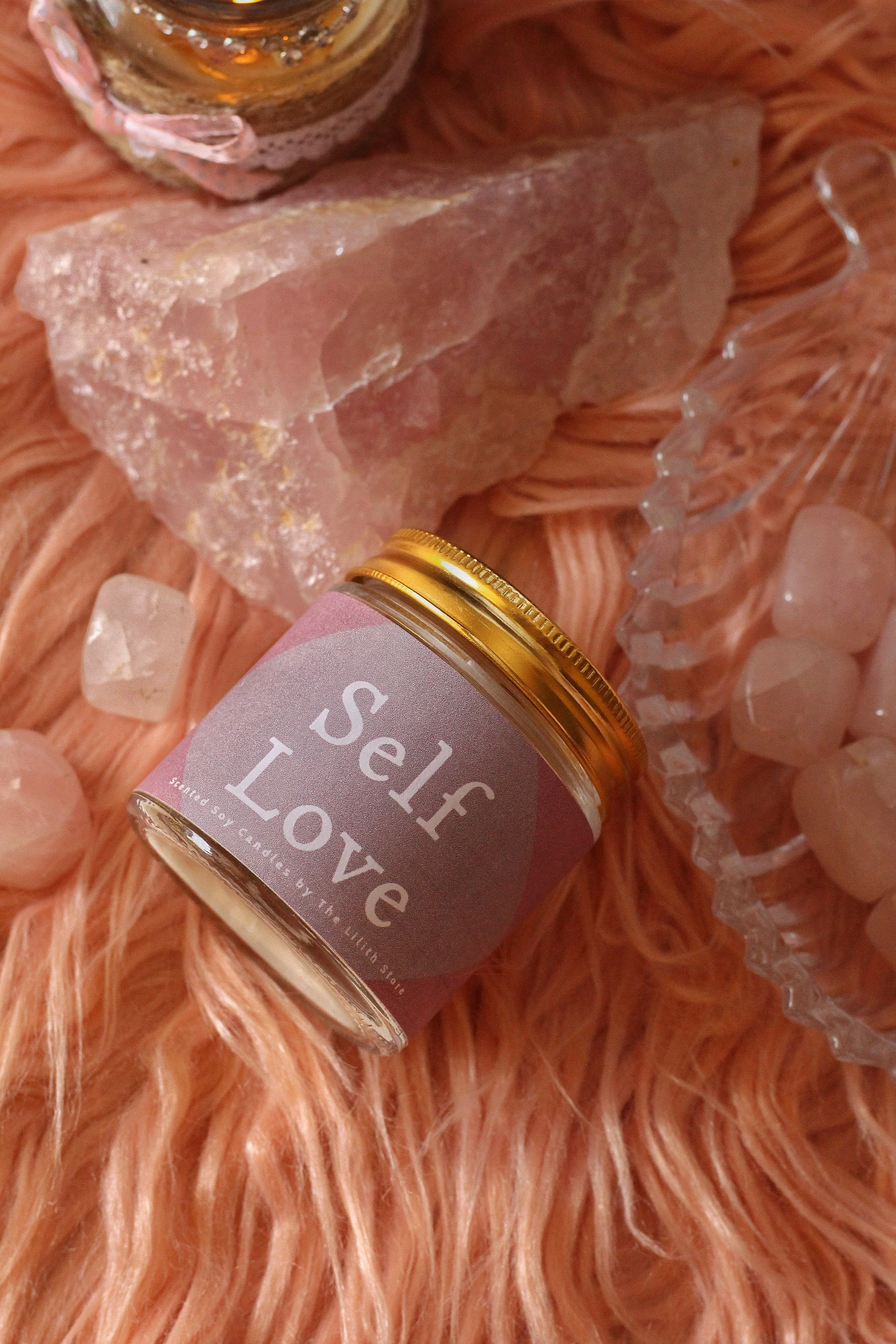 Self Love Scented Soy Candle - Image 4