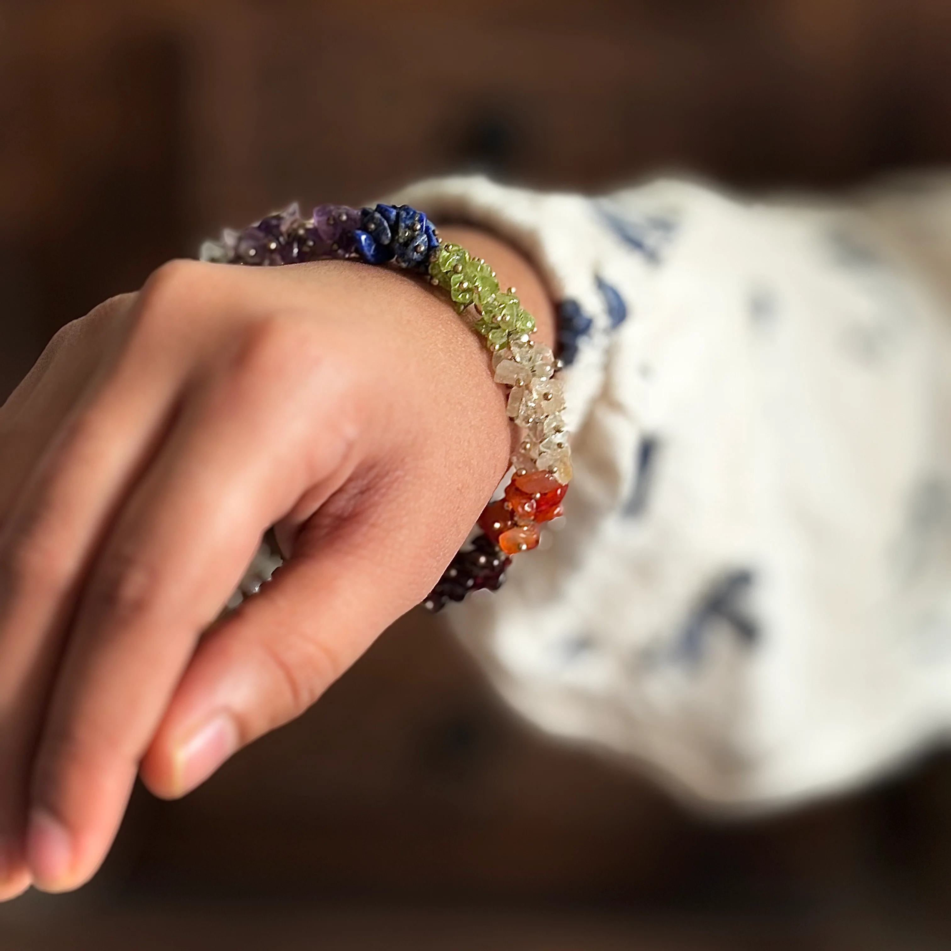 Seven Chakra Bracelet | Chips Bracelet - Image 3