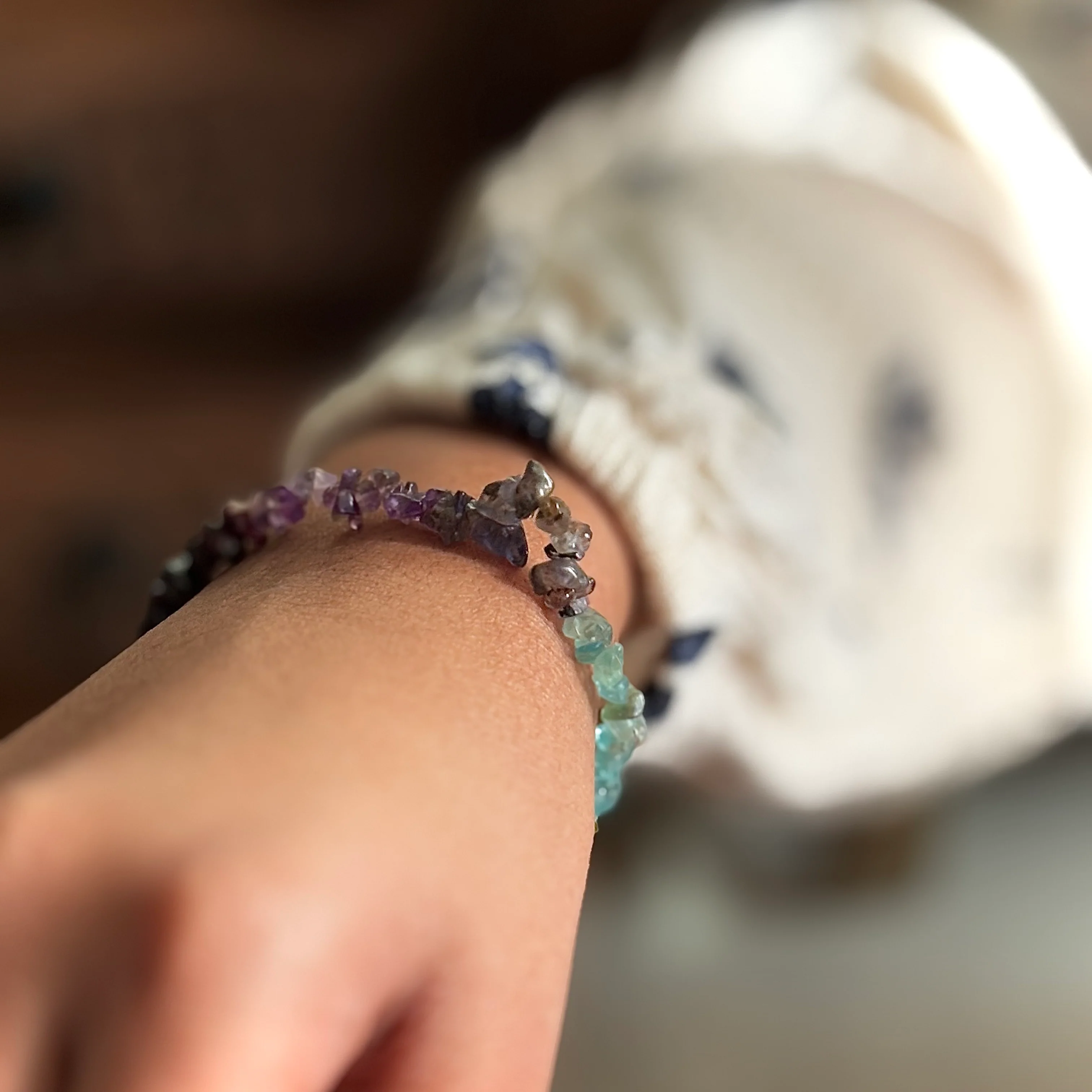 Seven Chakra Chips Bracelet - Image 2